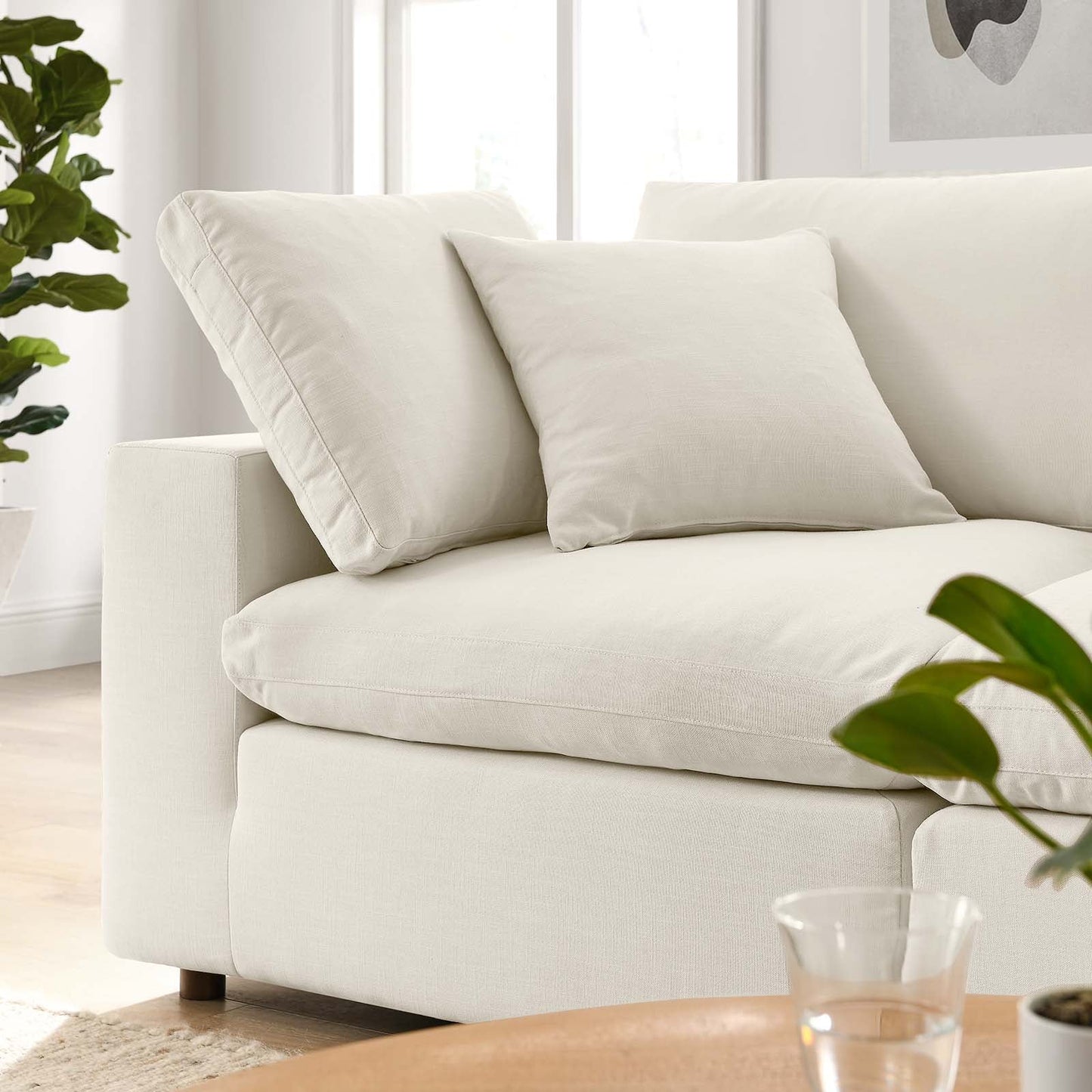 Modway Commix Down Filled Overstuffed 2 Piece Sectional Sofa Set | Sofas | 
