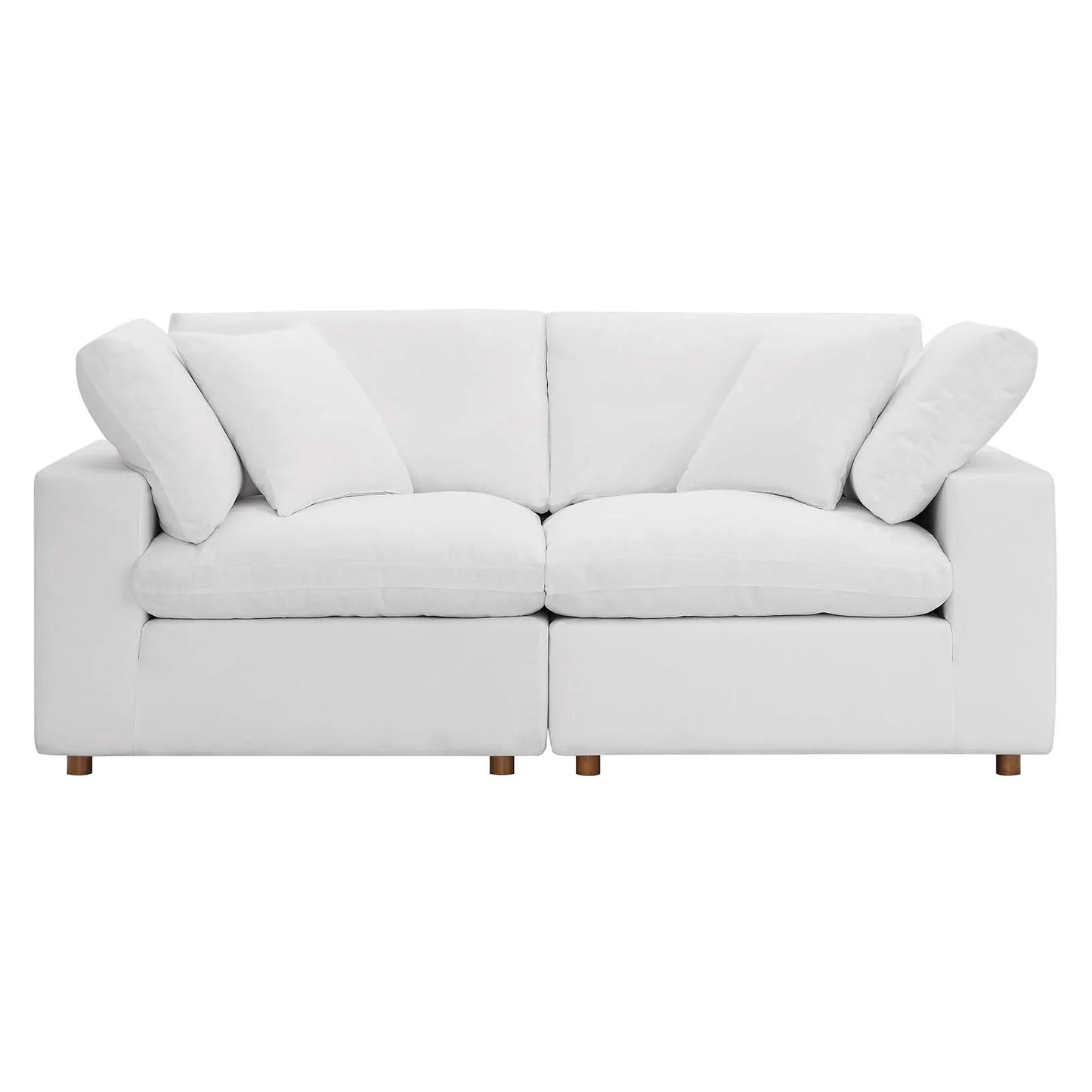 Modway Commix Down Filled Overstuffed 2 Piece Sectional Sofa Set | Sofas | 