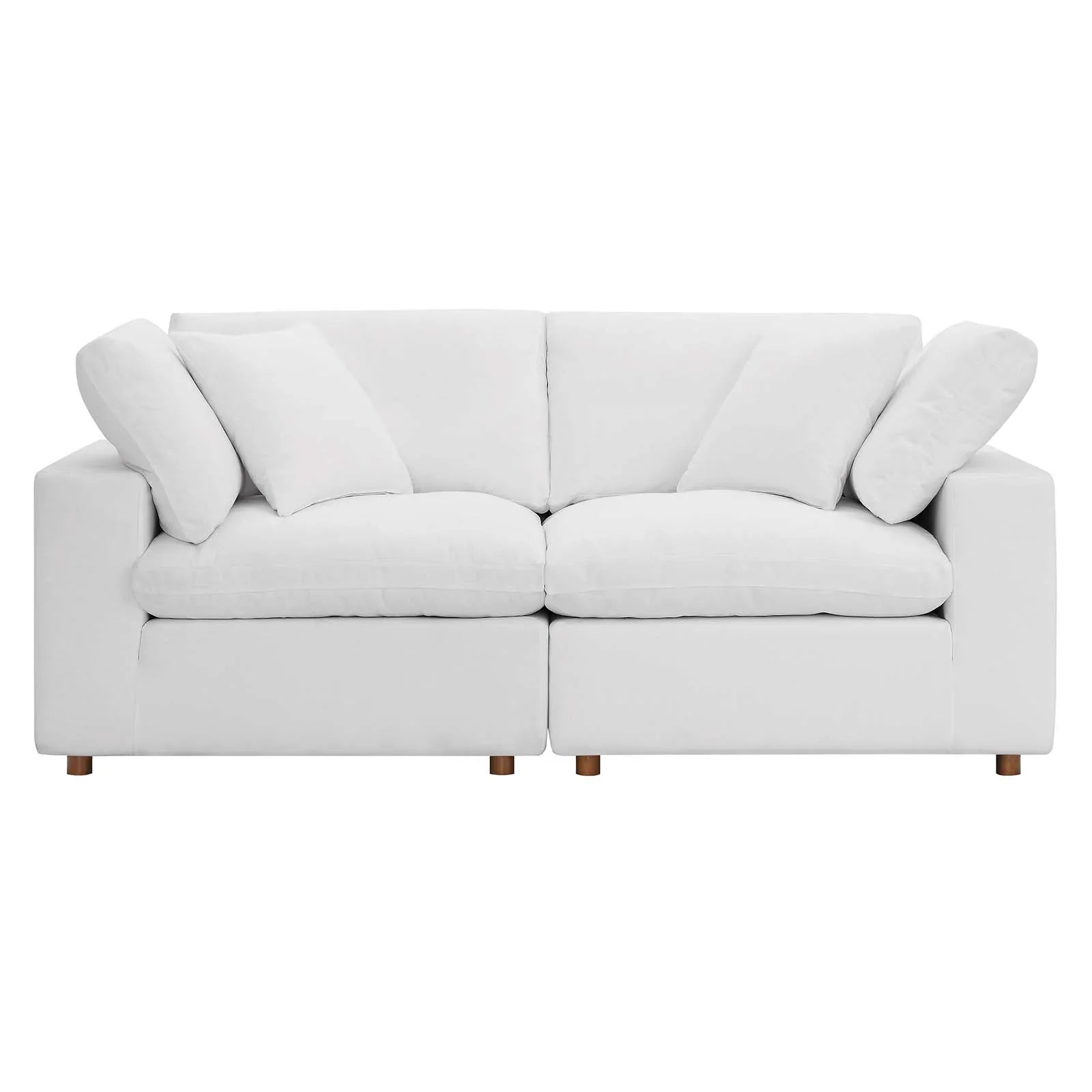 Modway Commix Down Filled Overstuffed 2 Piece Sectional Sofa Set | Sofas | 