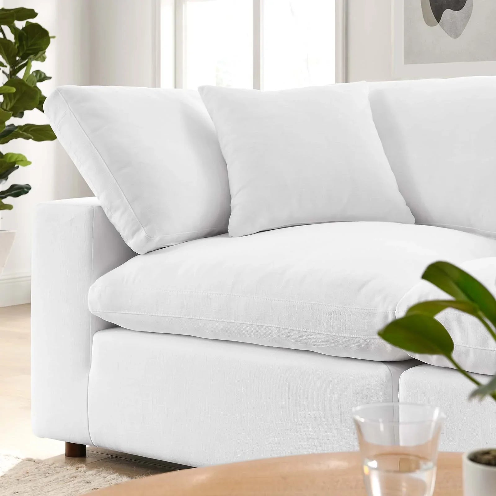 Modway Commix Down Filled Overstuffed 2 Piece Sectional Sofa Set | Sofas | 