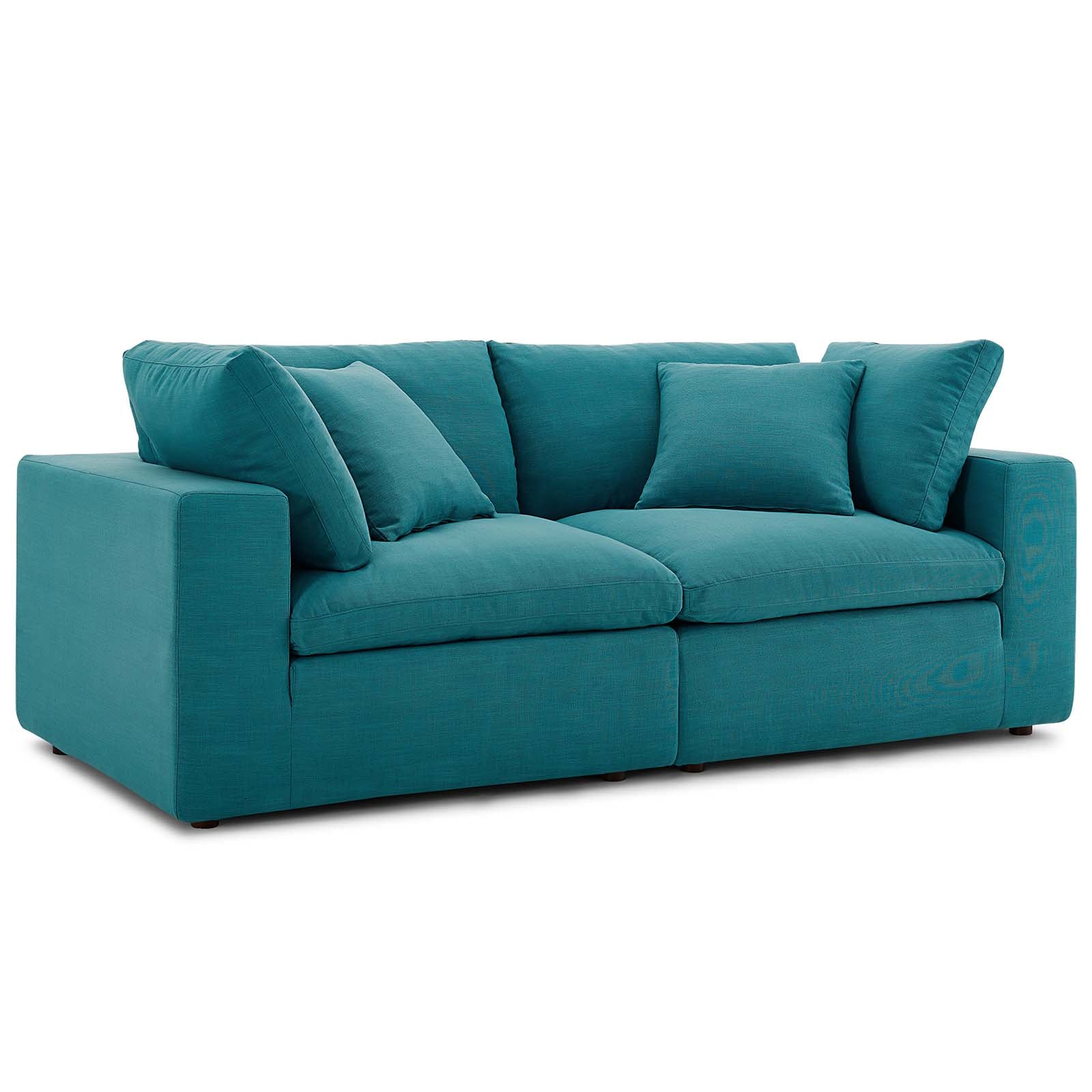 Modway Commix Down Filled Overstuffed 2 Piece Sectional Sofa Set | Sofas | 