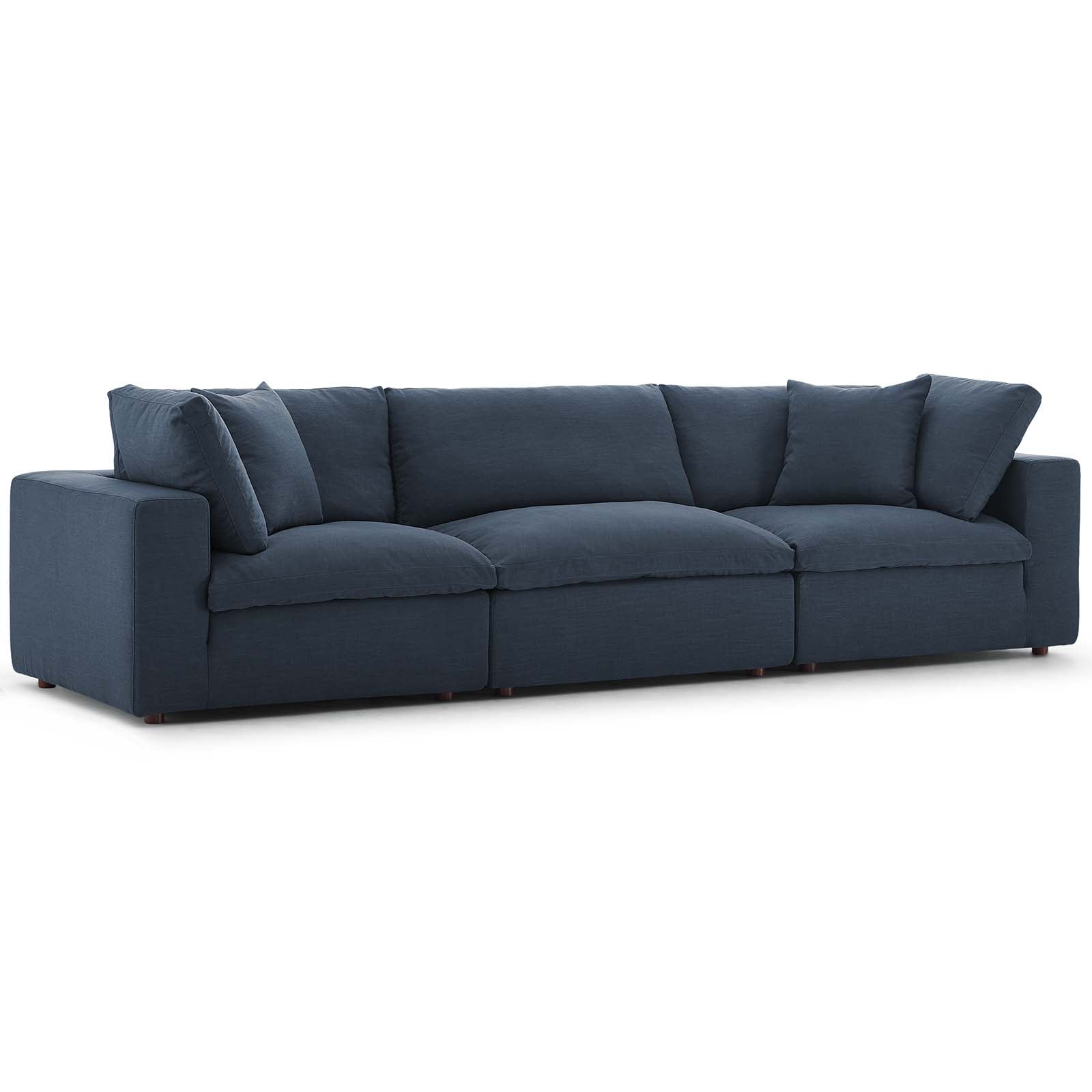 Modway Commix Down Filled Overstuffed 3 Piece Sectional Sofa Set | Sofas | 