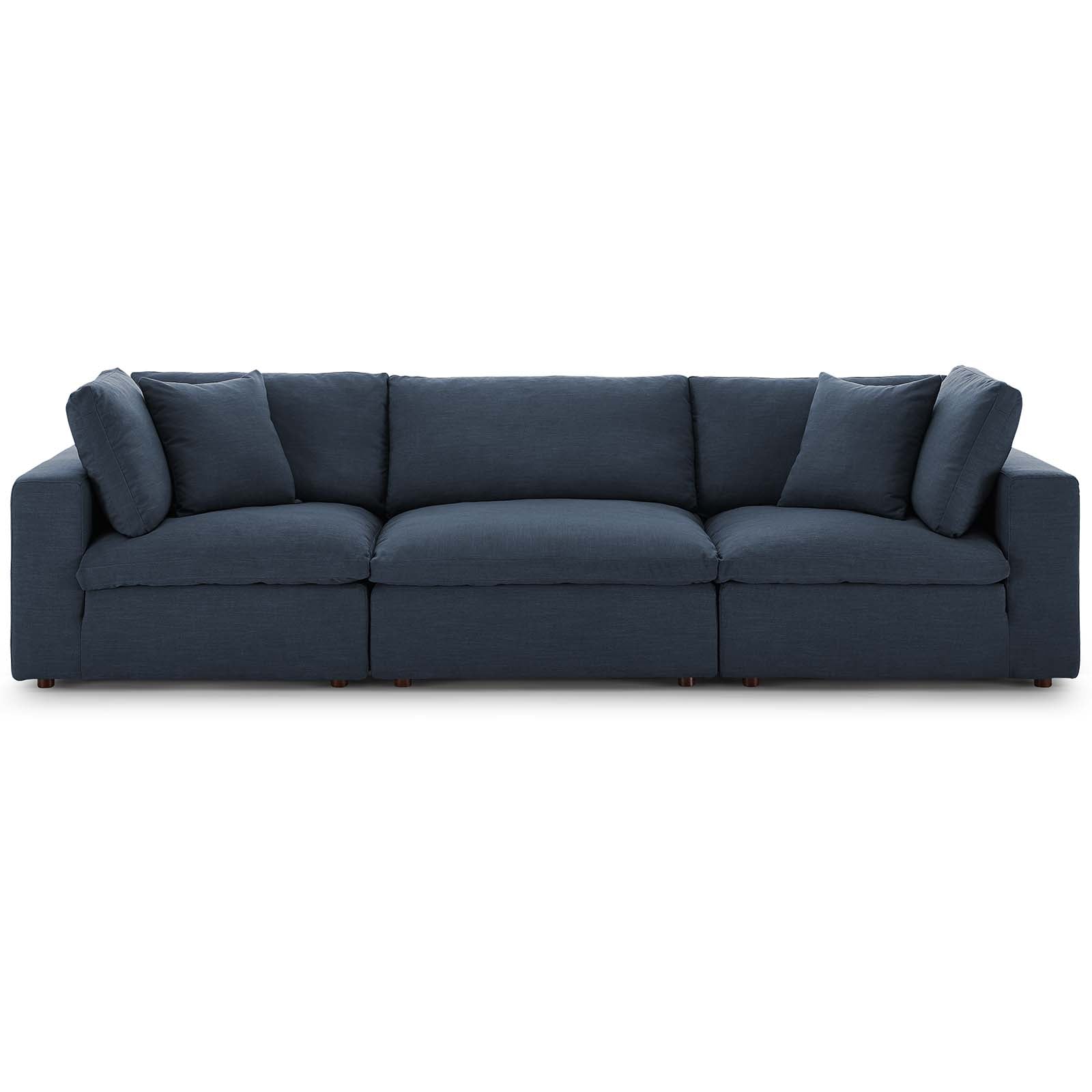 Modway Commix Down Filled Overstuffed 3 Piece Sectional Sofa Set | Sofas | 