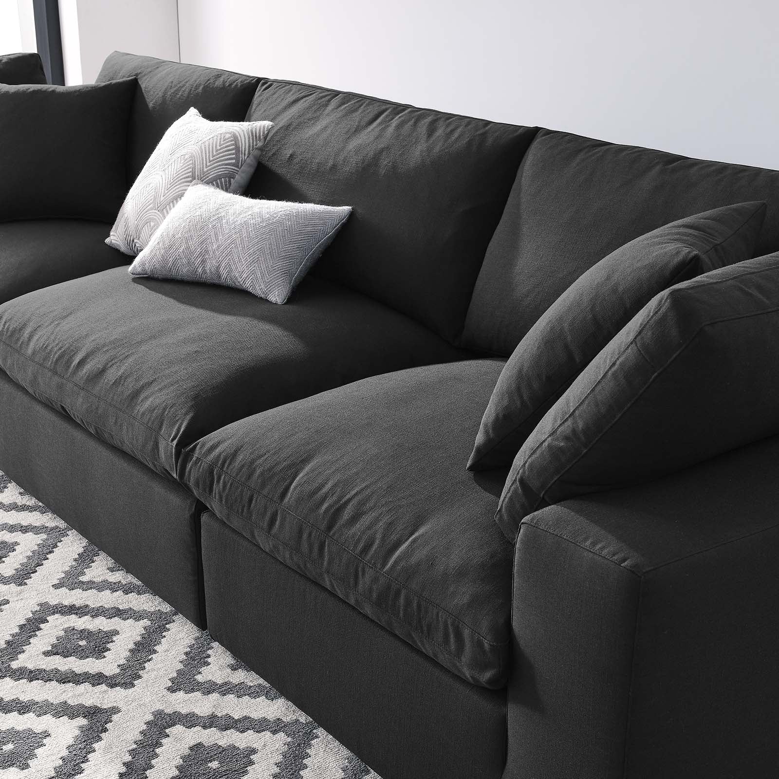 Modway Commix Down Filled Overstuffed 3 Piece Sectional Sofa Set | Sofas | 