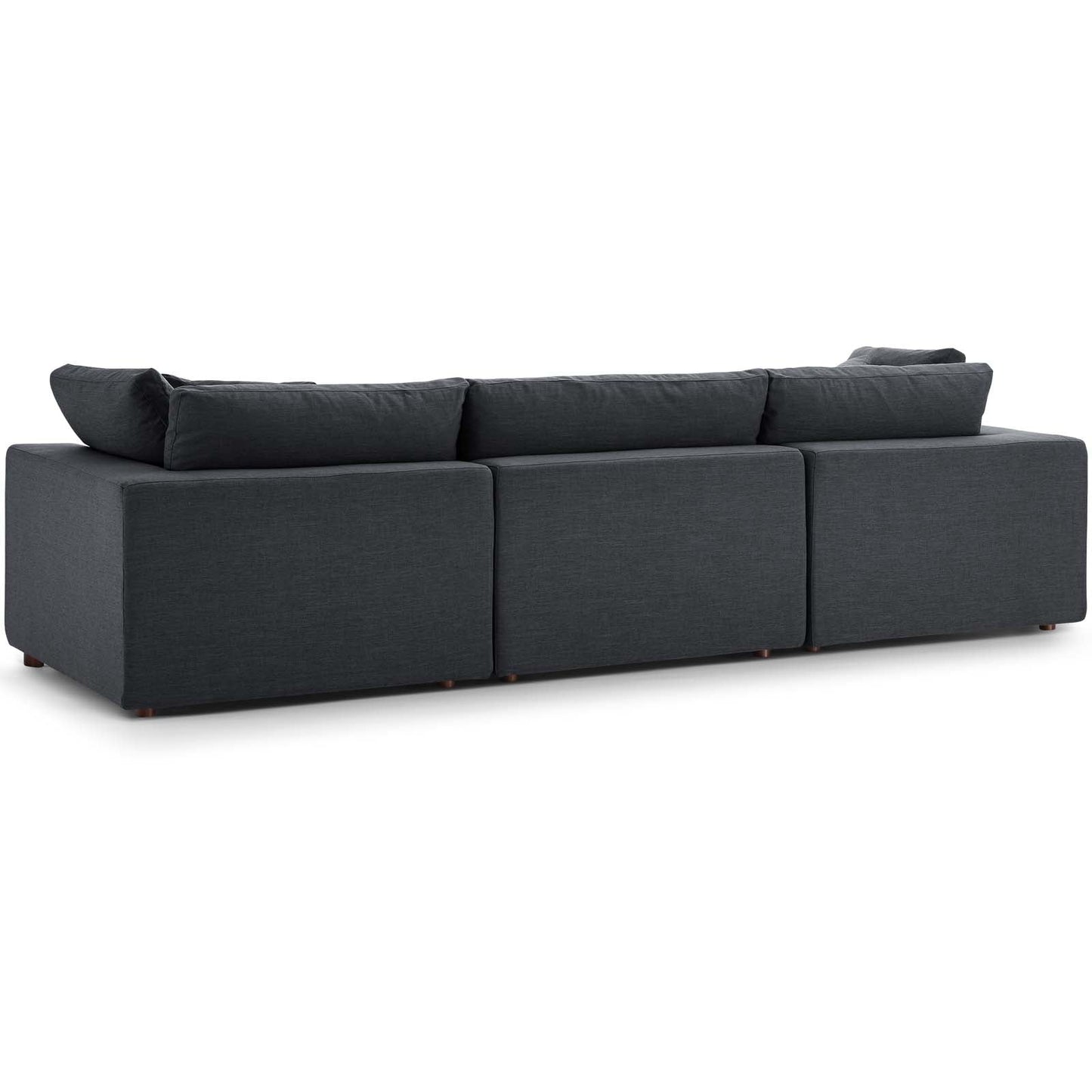 Modway Commix Down Filled Overstuffed 3 Piece Sectional Sofa Set | Sofas | 