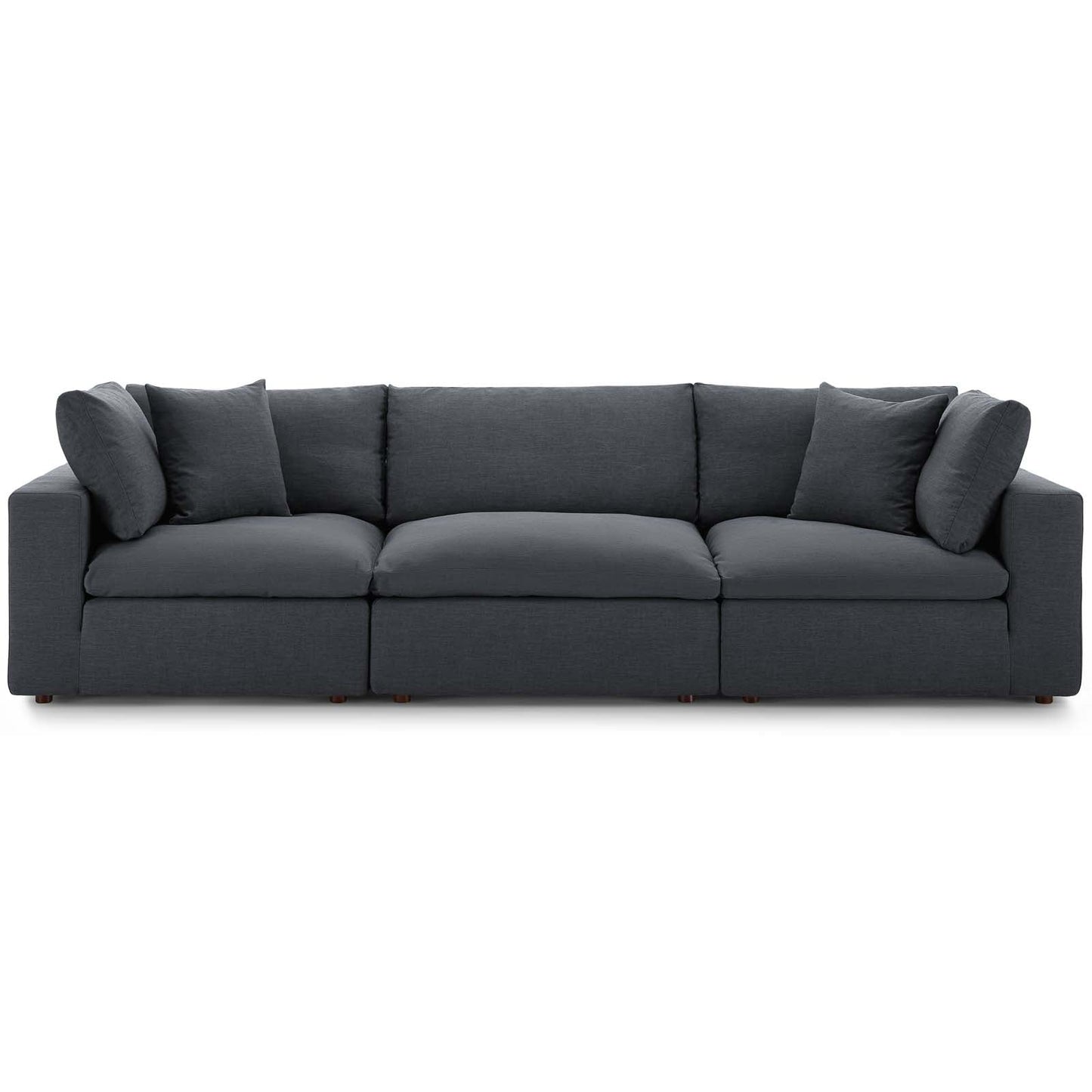 Modway Commix Down Filled Overstuffed 3 Piece Sectional Sofa Set | Sofas | 