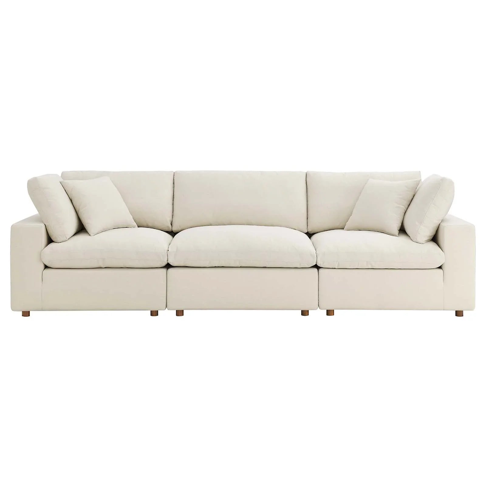 Modway Commix Down Filled Overstuffed 3 Piece Sectional Sofa Set | Sofas | 