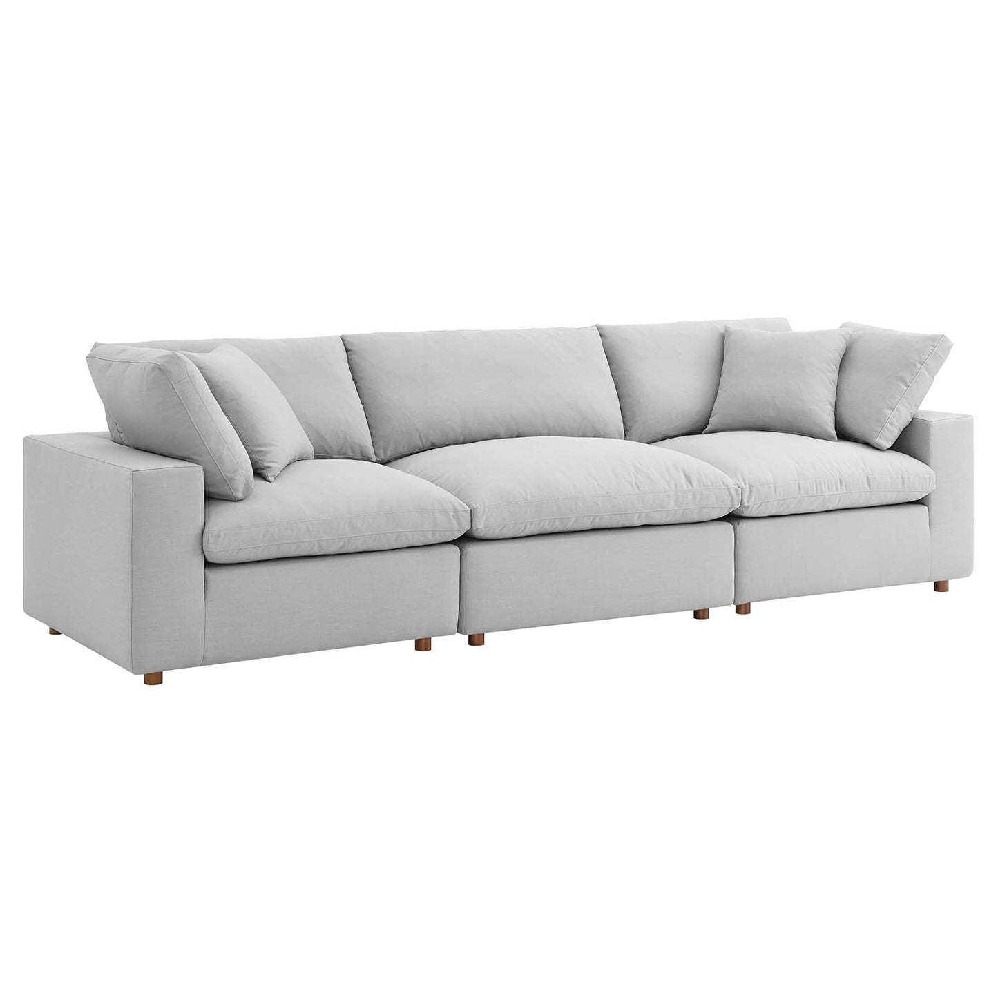Modway Commix Down Filled Overstuffed 3 Piece Sectional Sofa Set | Sofas | 