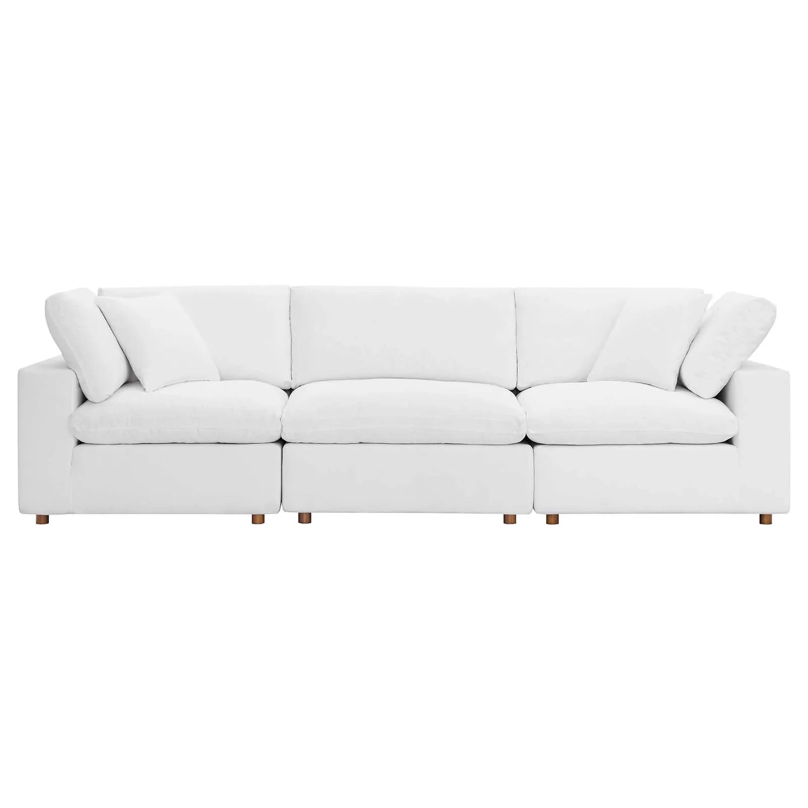 Modway Commix Down Filled Overstuffed 3 Piece Sectional Sofa Set - EEI-3355 | Sofa Set | 