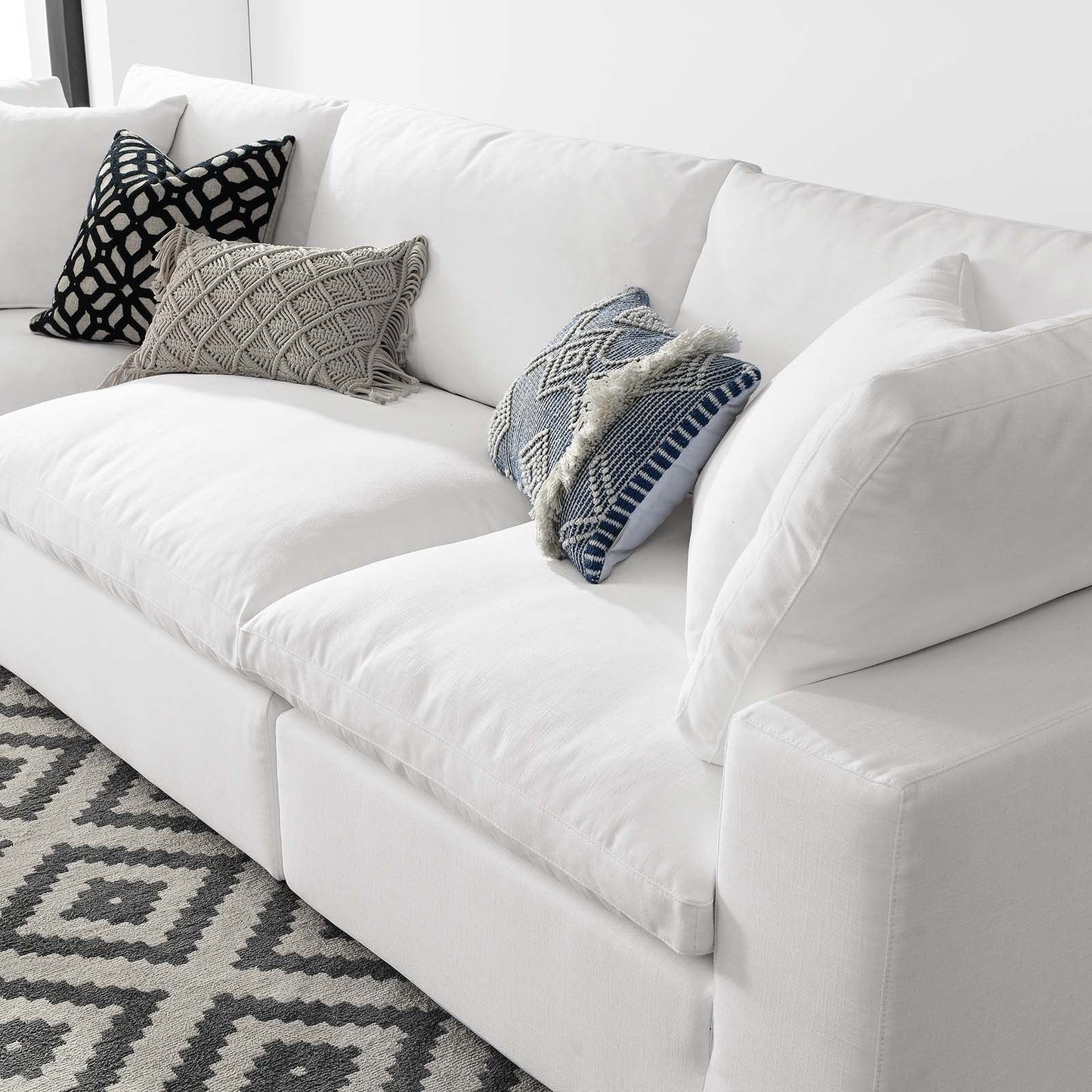 Modway Commix Down Filled Overstuffed 3 Piece Sectional Sofa Set - EEI-3355 | Sofa Set | 