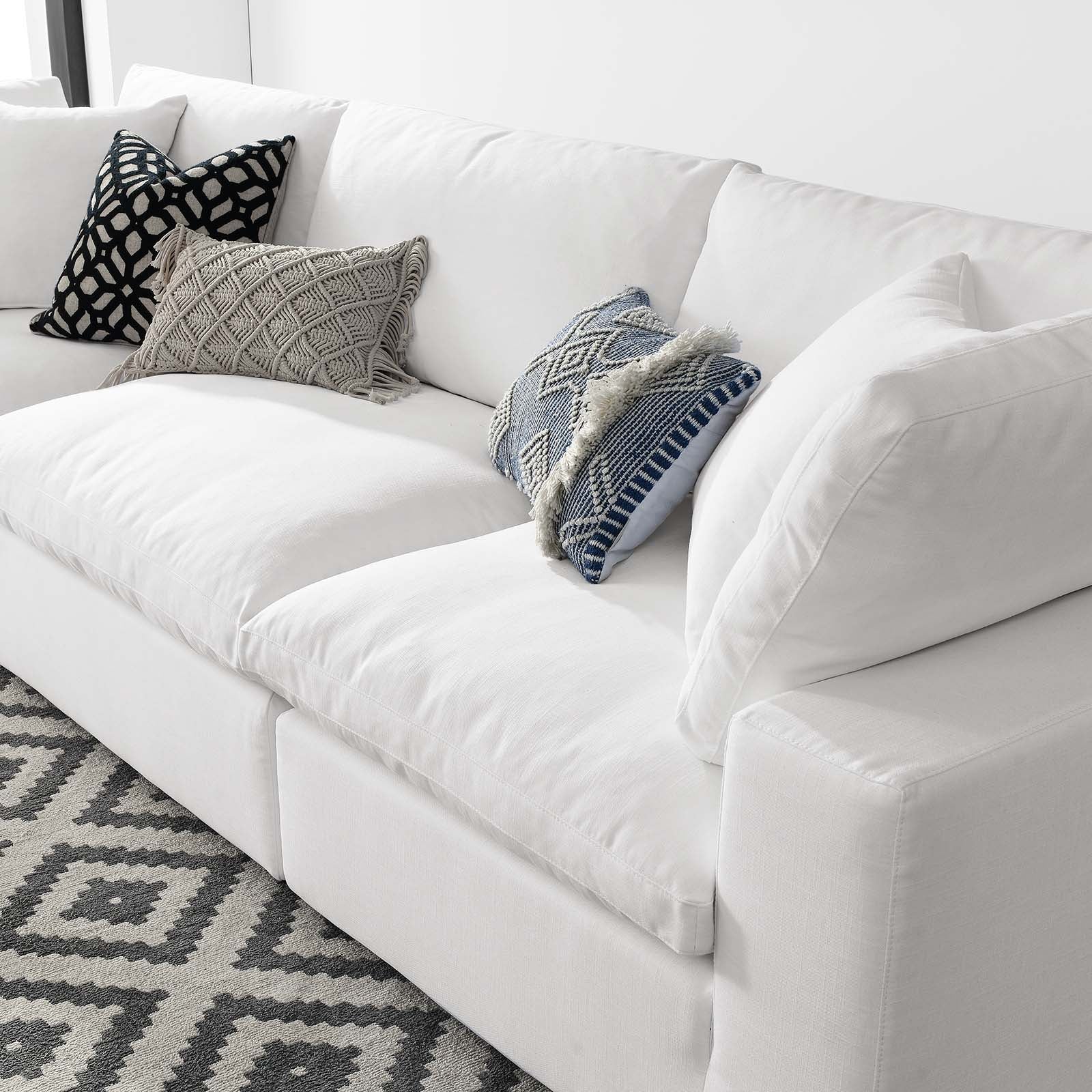 Modway Commix Down Filled Overstuffed 3 Piece Sectional Sofa Set - EEI-3355 | Sofa Set | 