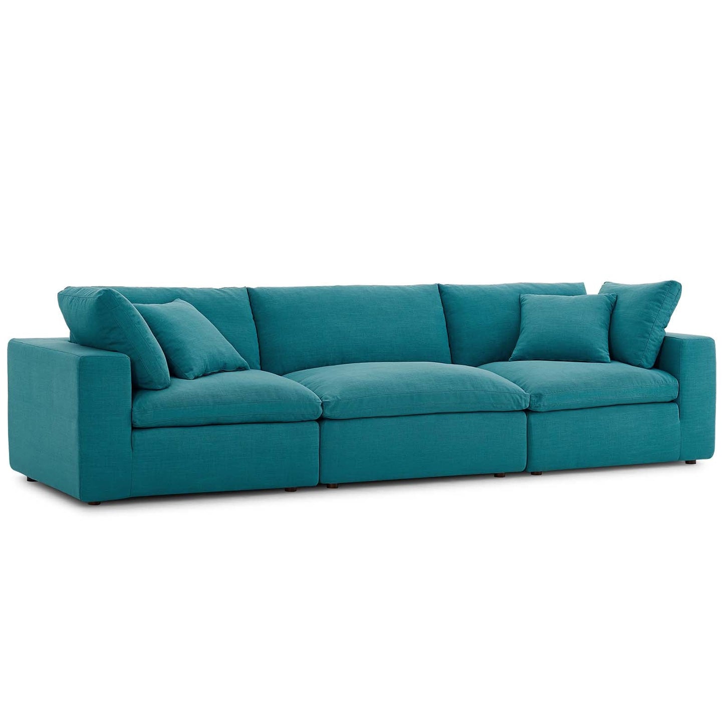Modway Commix Down Filled Overstuffed 3 Piece Sectional Sofa Set | Sofas | 