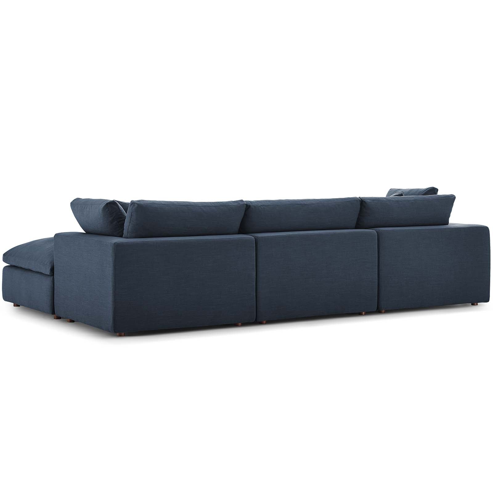 Modway Commix Down Filled Overstuffed 4 Piece Sectional Sofa Set | Sofas | 