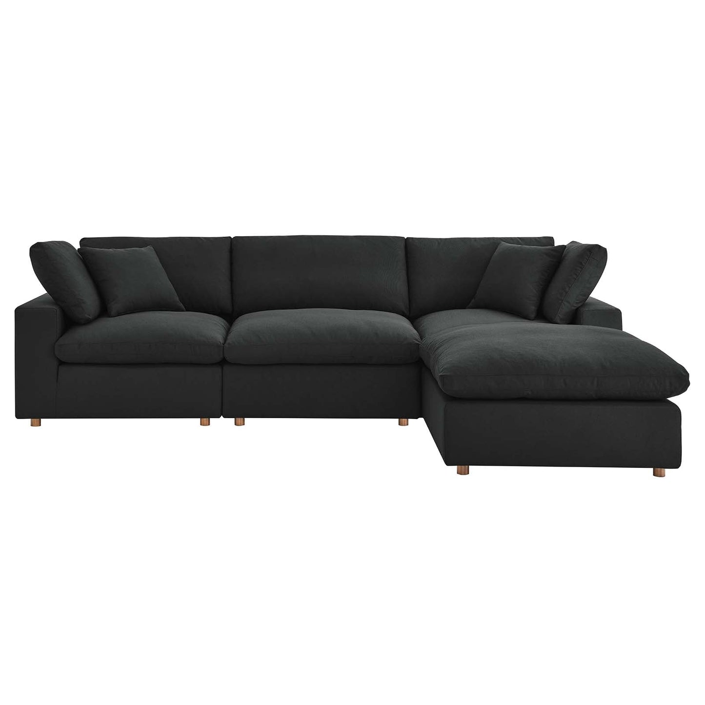 Modway Commix Down Filled Overstuffed 4 Piece Sectional Sofa Set | Sofas | 