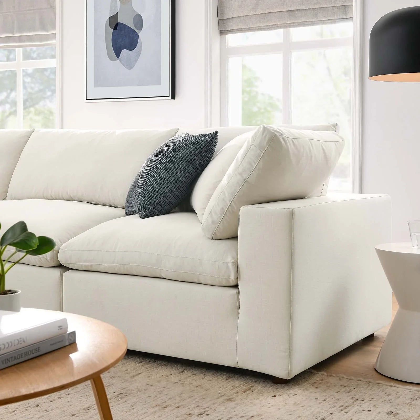 Modway Commix Down Filled Overstuffed 4 Piece Sectional Sofa Set - EEI-3356 | Sofa Set | 