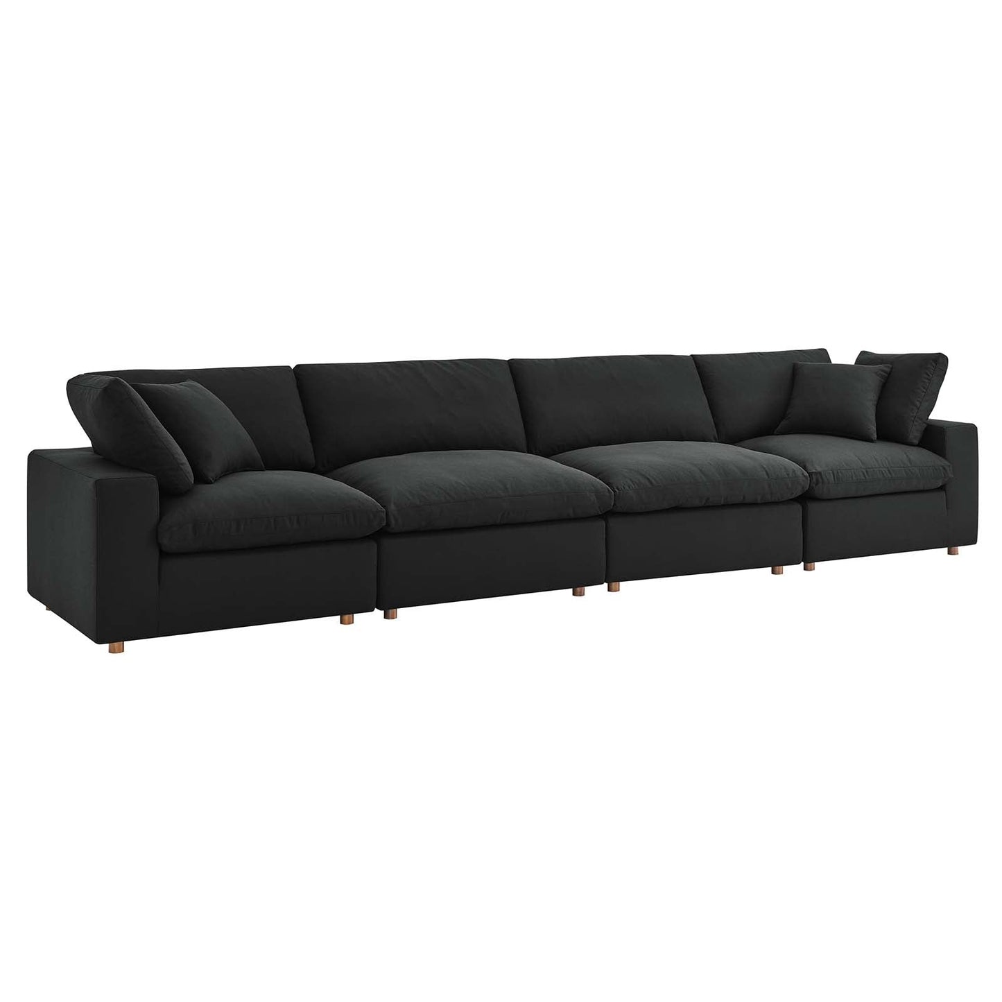 Commix Down Filled Overstuffed 4 Piece Sectional Sofa Set by Modway | Sofas | 