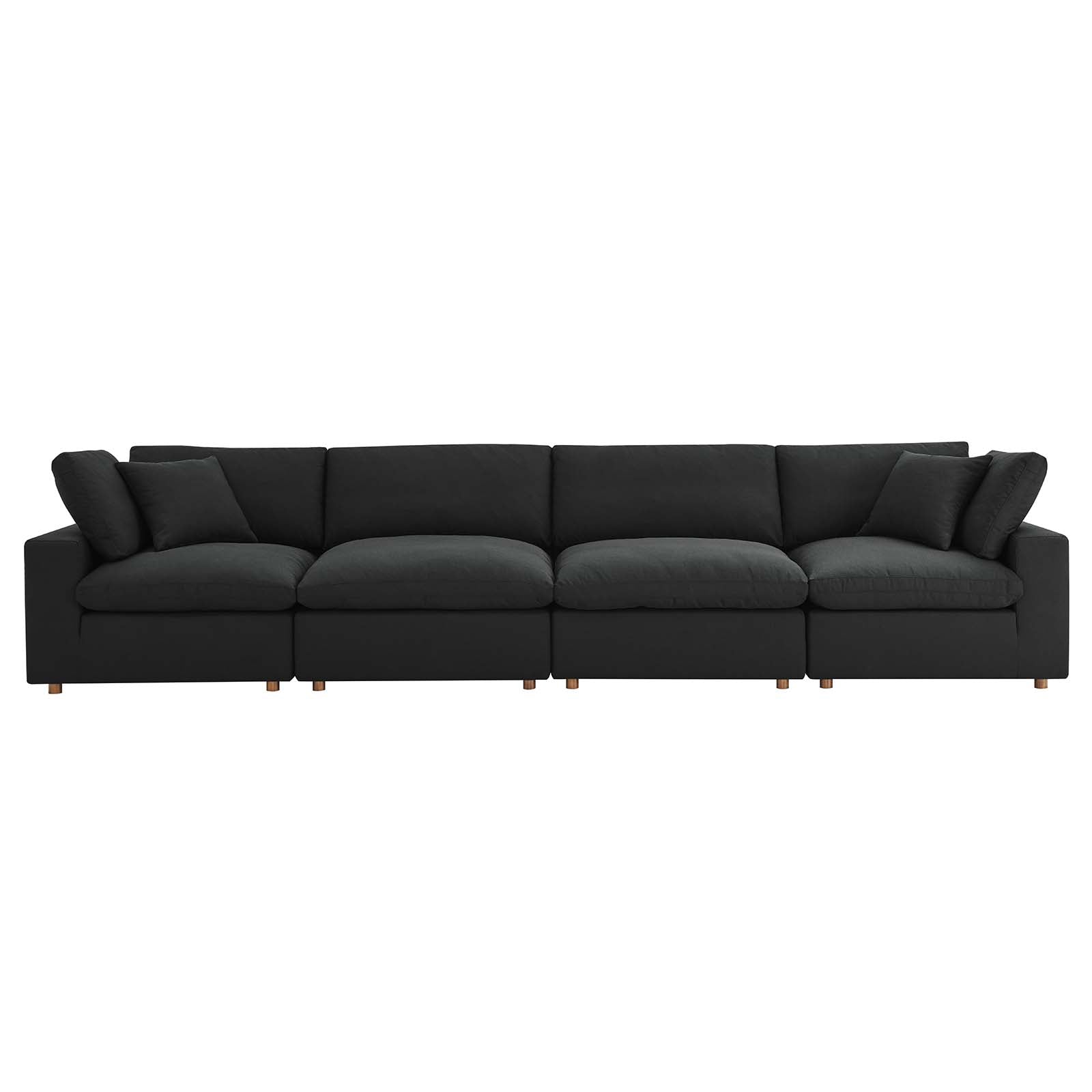 Commix Down Filled Overstuffed 4 Piece Sectional Sofa Set by Modway | Sofas | 