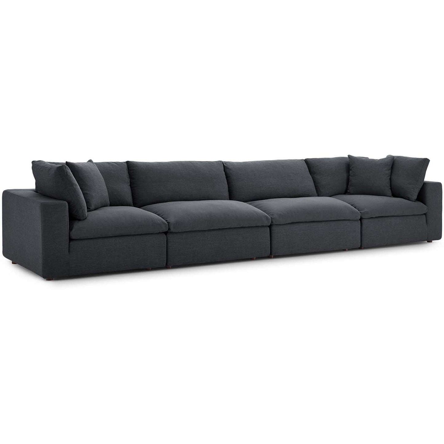Commix Down Filled Overstuffed 4 Piece Sectional Sofa Set by Modway | Sofas | 