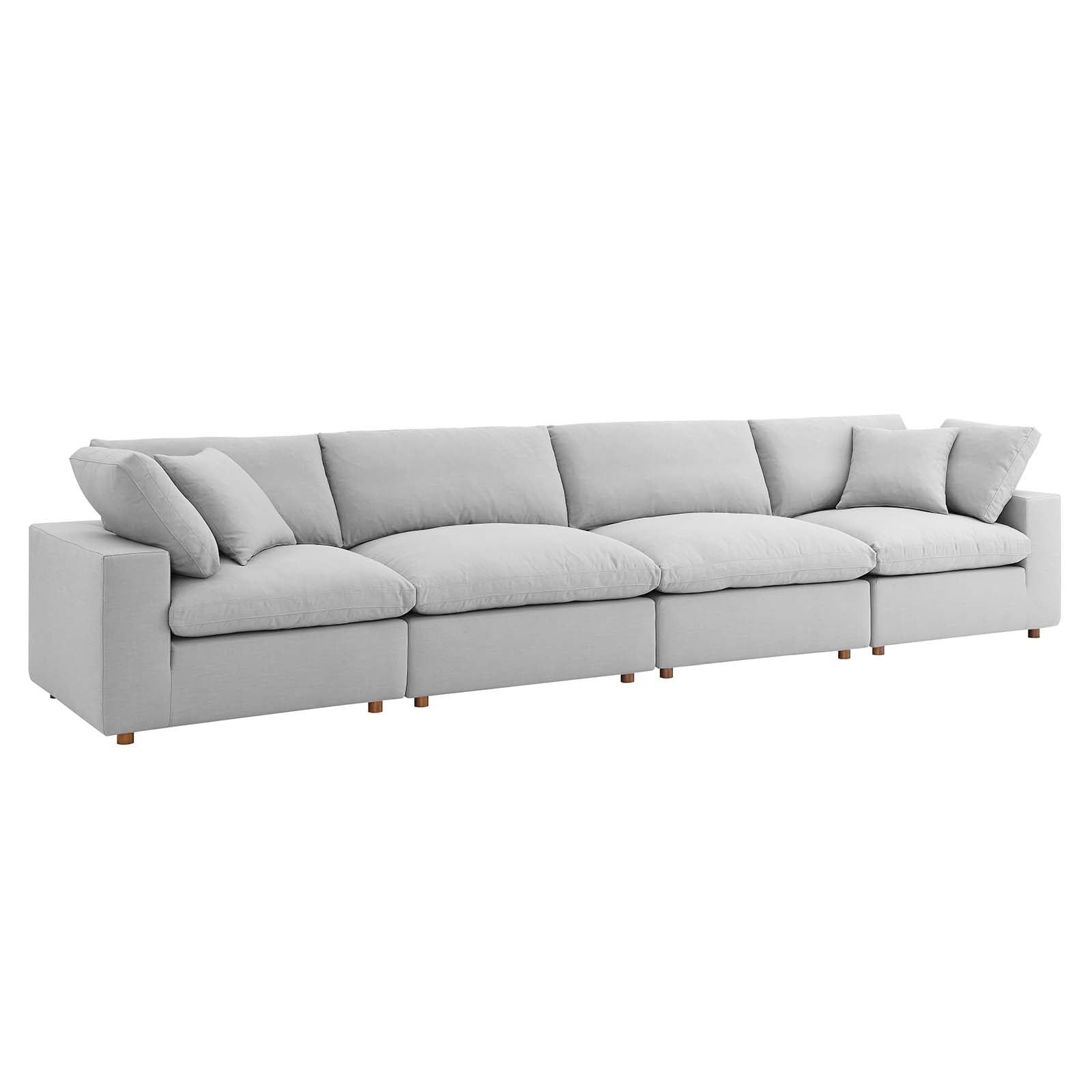 Commix Down Filled Overstuffed 4 Piece Sectional Sofa Set by Modway | Sofas | 