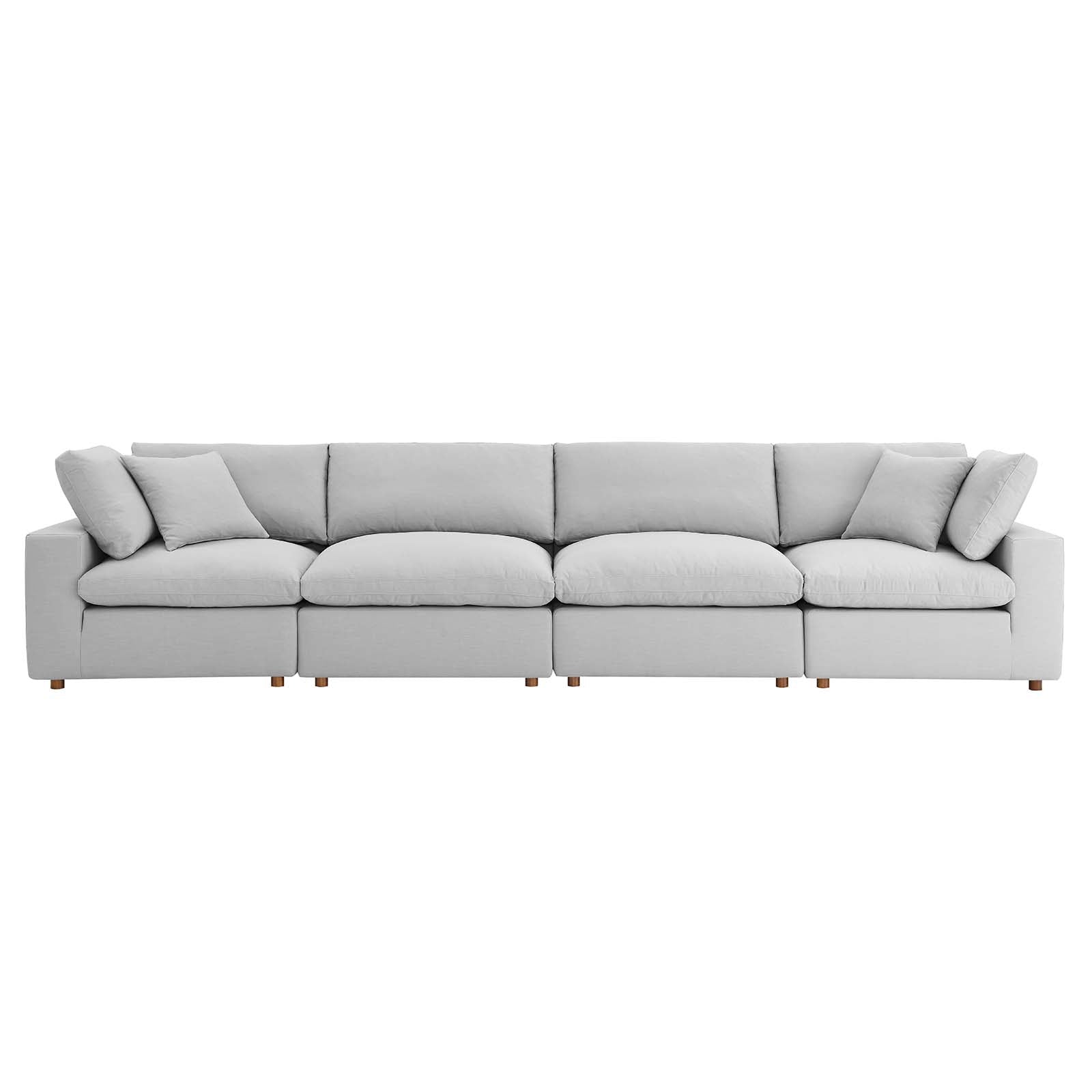 Commix Down Filled Overstuffed 4 Piece Sectional Sofa Set by Modway | Sofas | 
