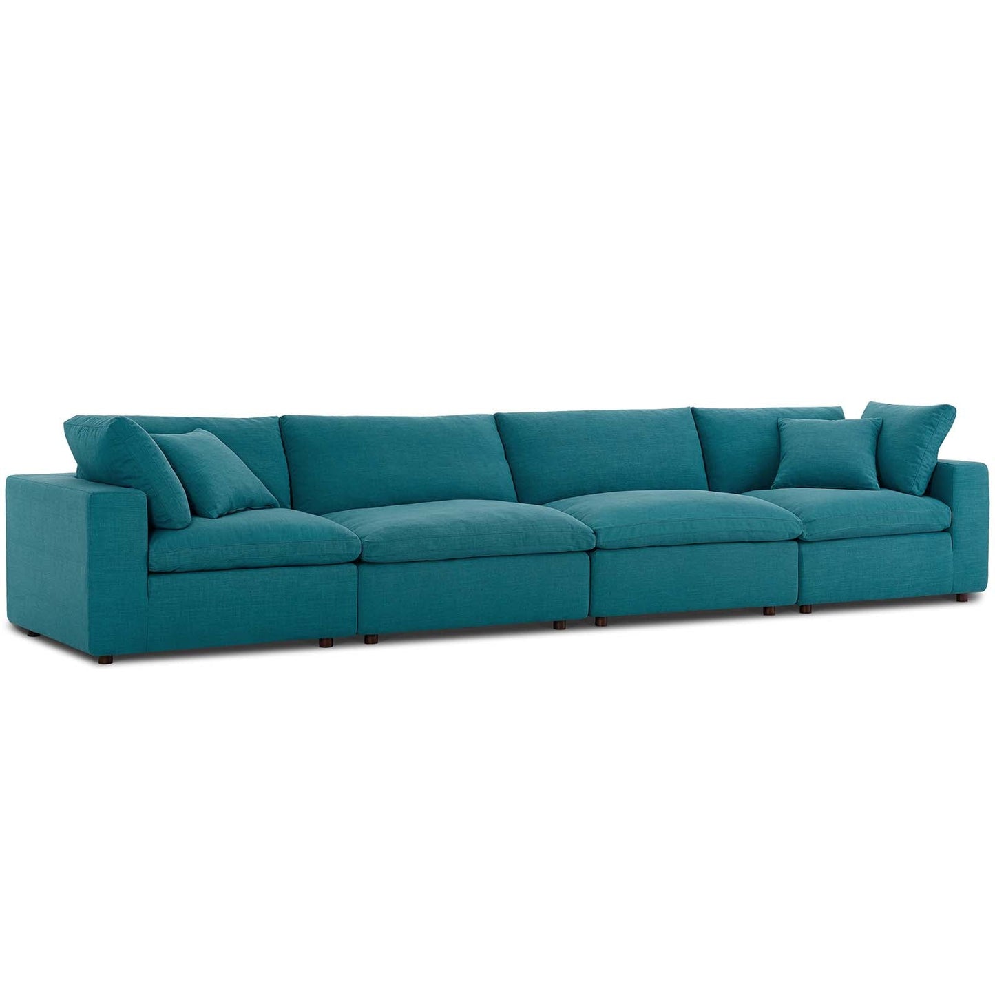 Commix Down Filled Overstuffed 4 Piece Sectional Sofa Set by Modway | Sofas | 
