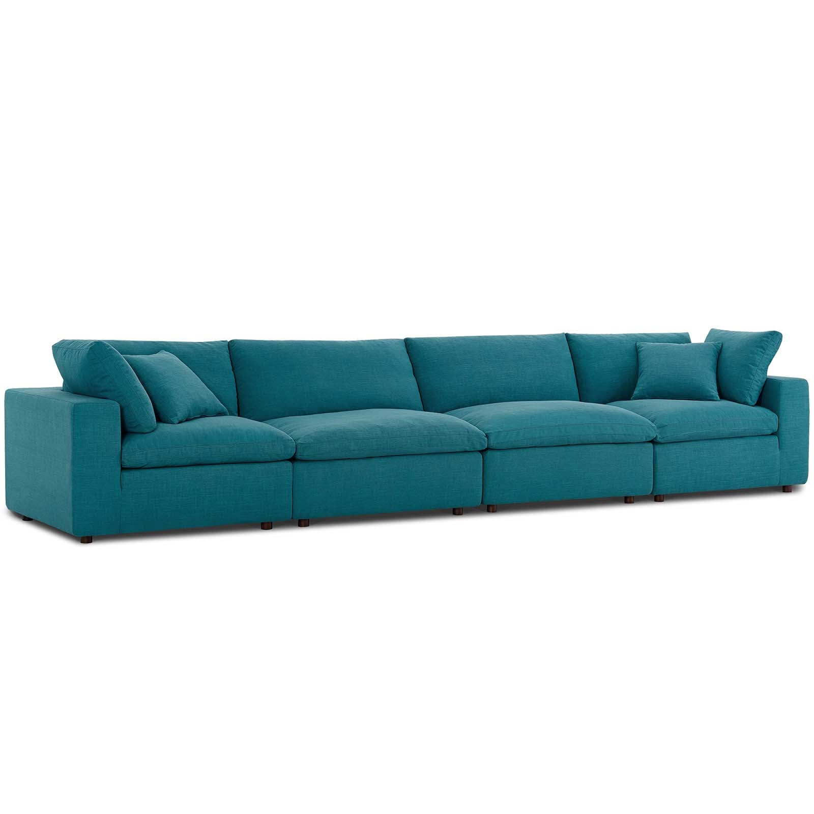 Commix Down Filled Overstuffed 4 Piece Sectional Sofa Set by Modway | Sofas | 