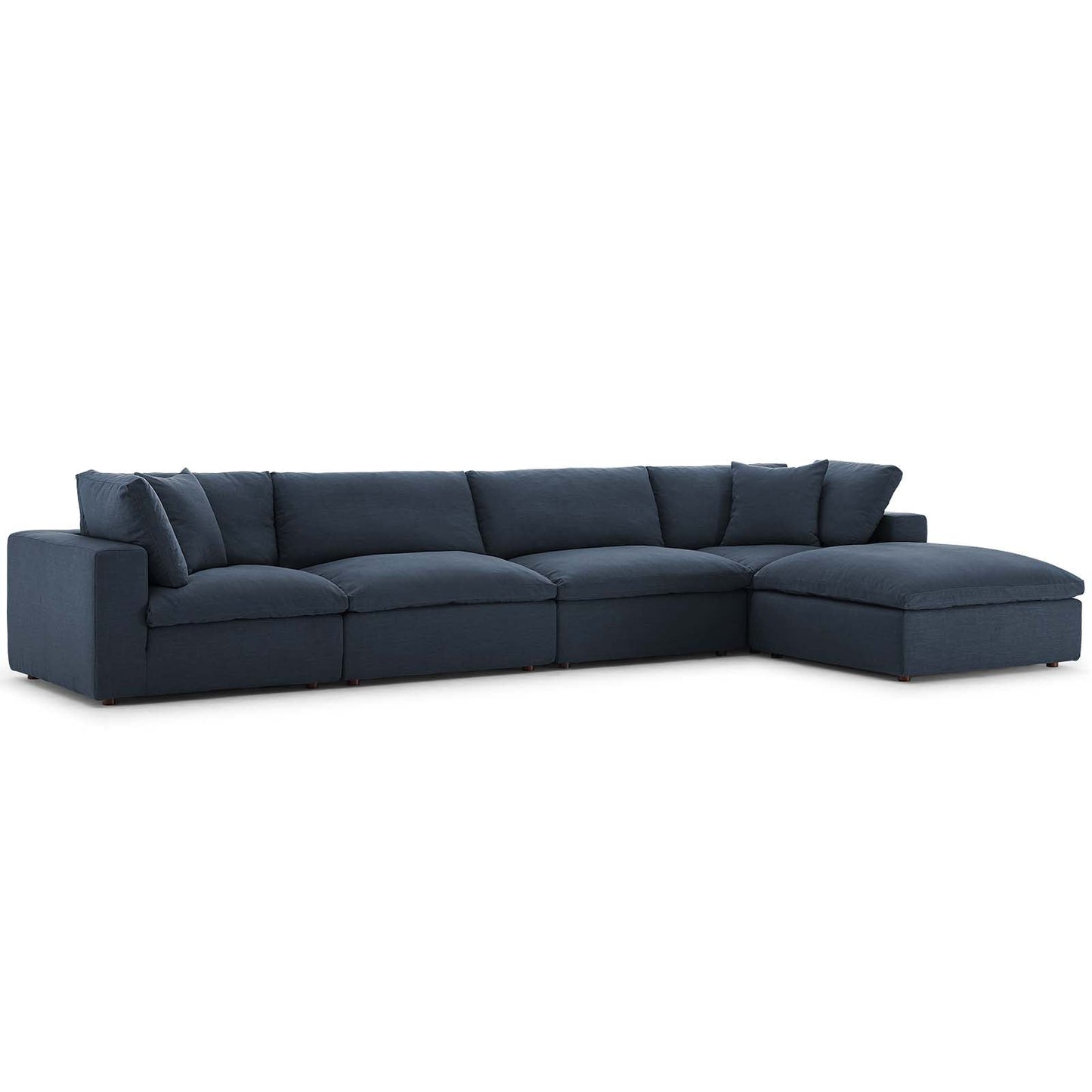 Commix Down Filled Overstuffed 5 Piece Sectional Sofa Set by Modway | Sofas | 