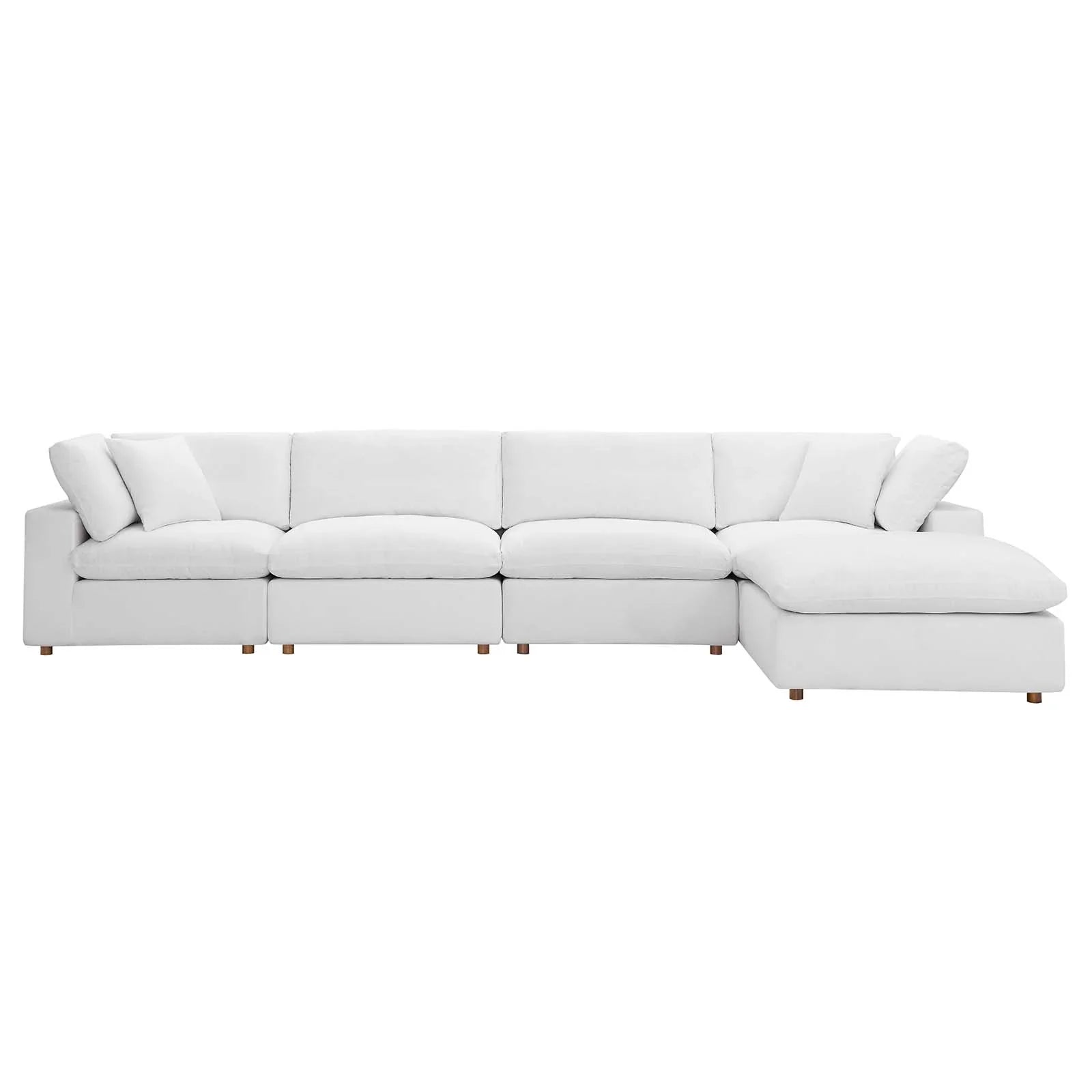 Commix Down Filled Overstuffed 5 Piece Sectional Sofa Set by Modway - EEI-3358 | Sofa Set | 