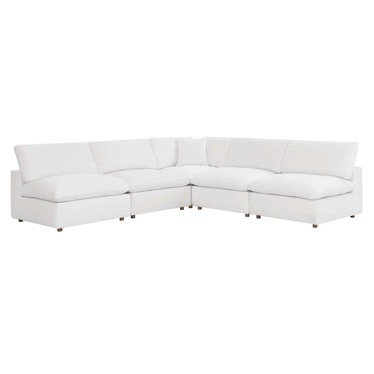 Modway's Modern Commix Down Filled Overstuffed 5 Piece Sectional Sofa Set - EEI-3360 | Sofa Set | Modishstore-2
