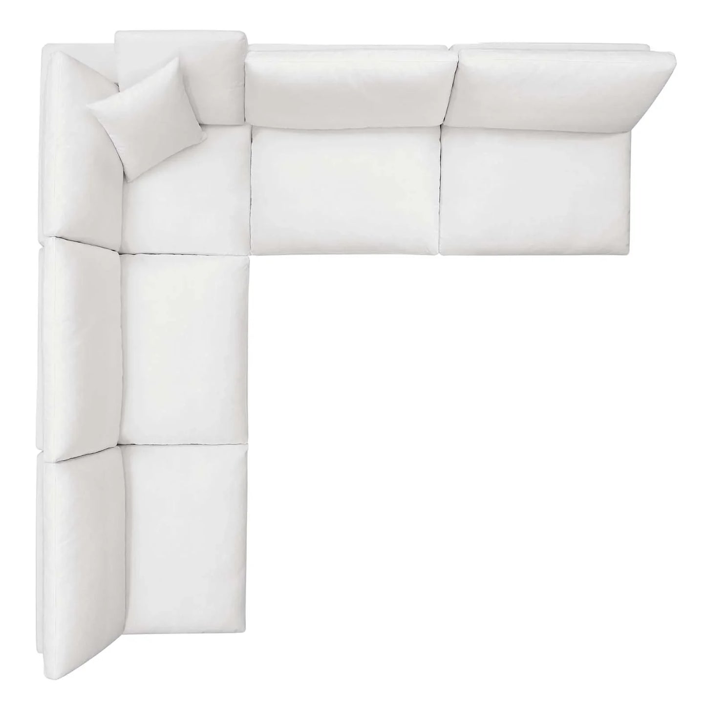 Modway's Modern Commix Down Filled Overstuffed 5 Piece Sectional Sofa Set - EEI-3360 | Sofa Set | Modishstore-6