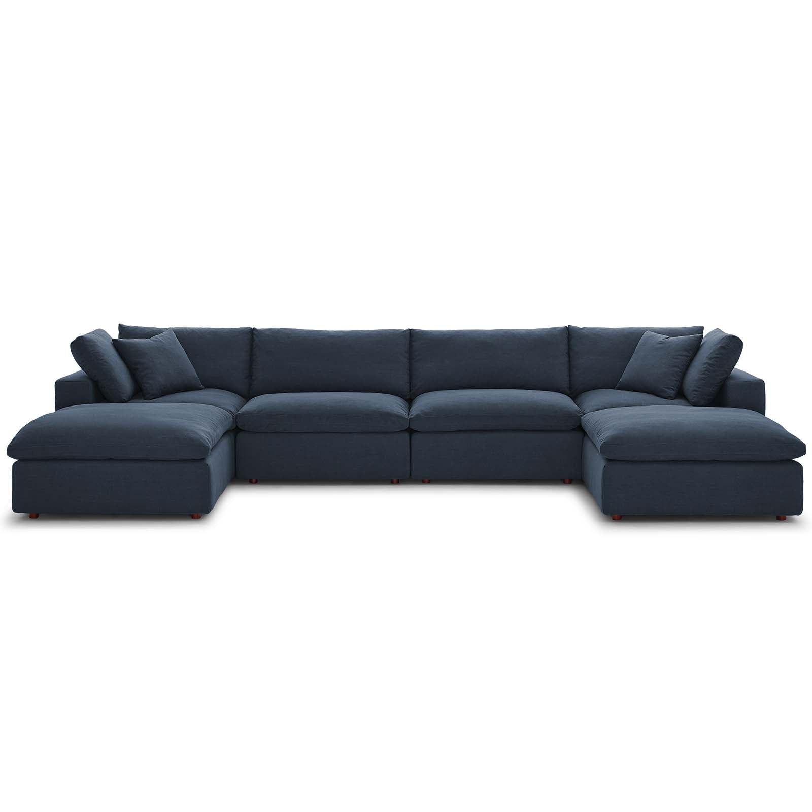 Commix Down Filled Overstuffed 6 Piece Sectional Sofa Set by Modway | Sofas | 