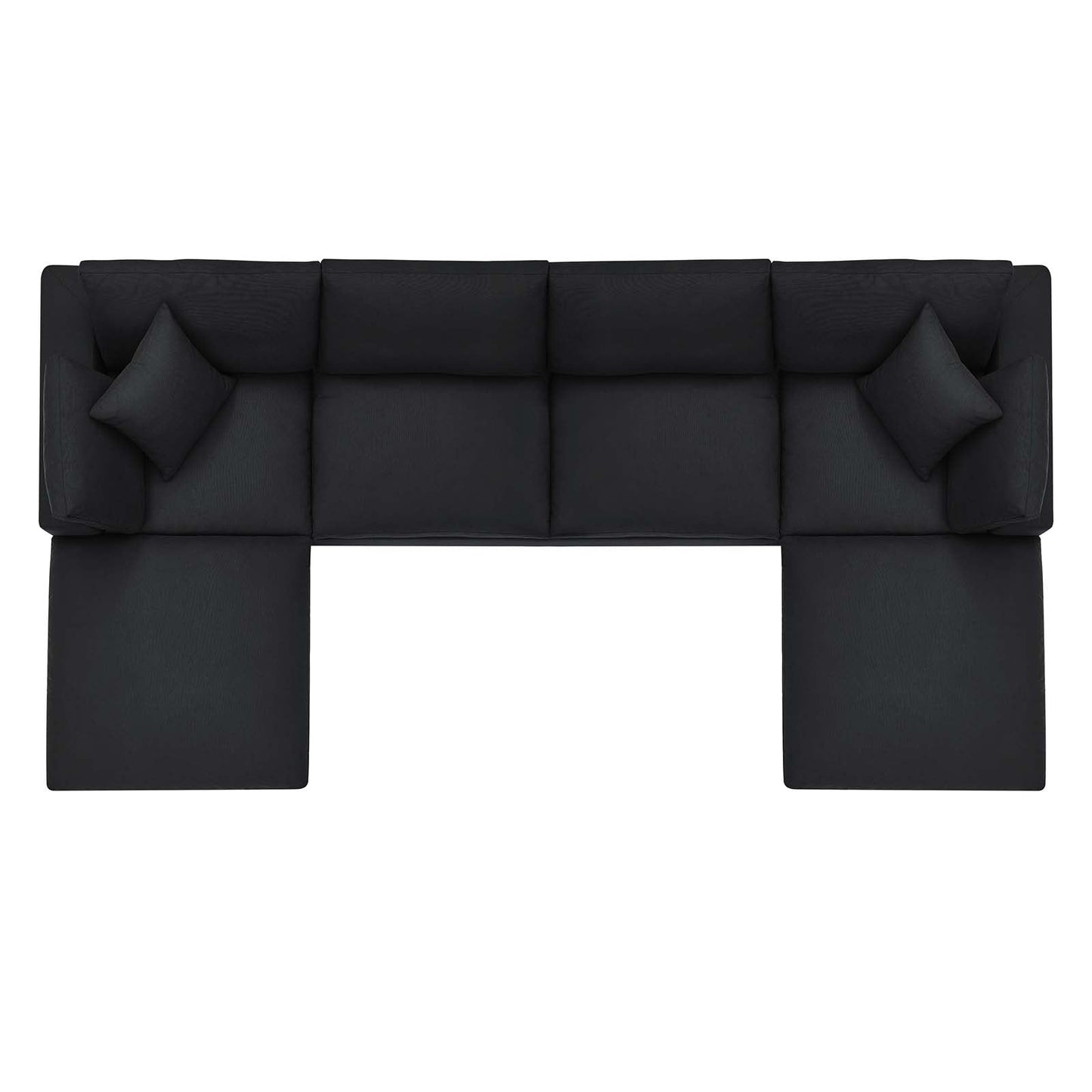 Commix Down Filled Overstuffed 6 Piece Sectional Sofa Set by Modway | Sofas | 