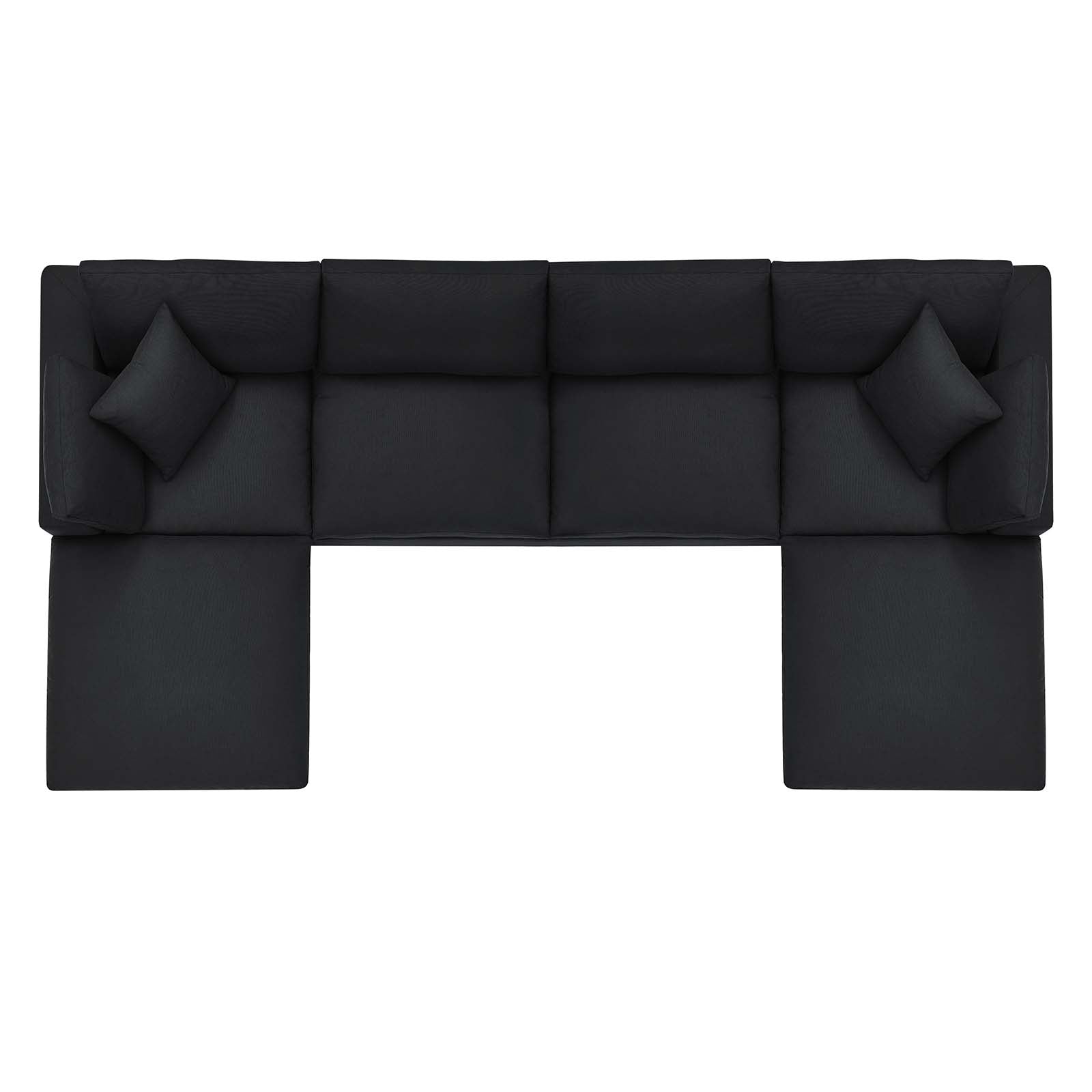 Commix Down Filled Overstuffed 6 Piece Sectional Sofa Set by Modway | Sofas | 