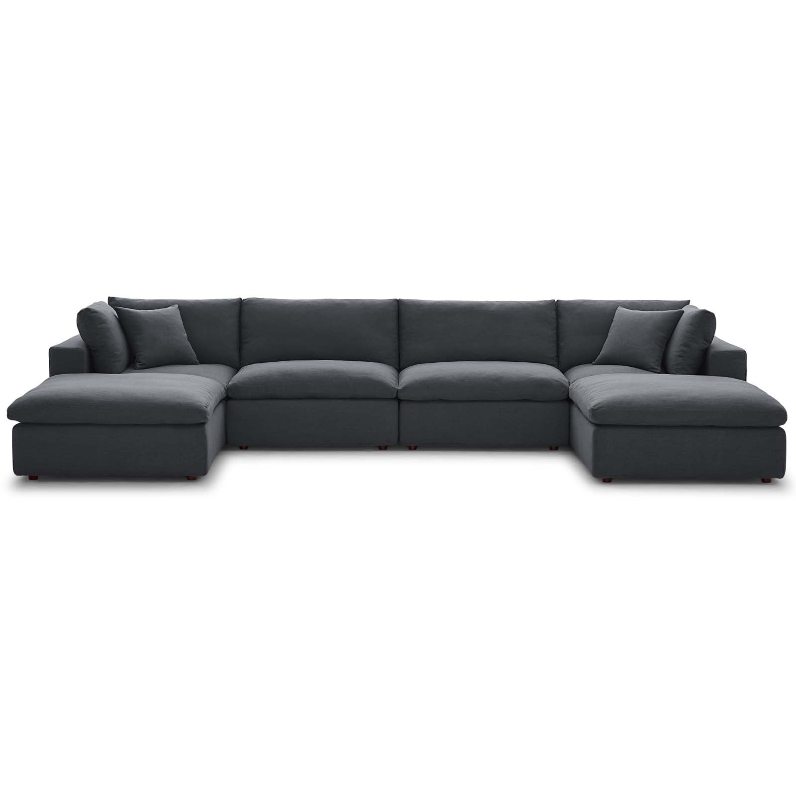 Commix Down Filled Overstuffed 6 Piece Sectional Sofa Set by Modway | Sofas | 
