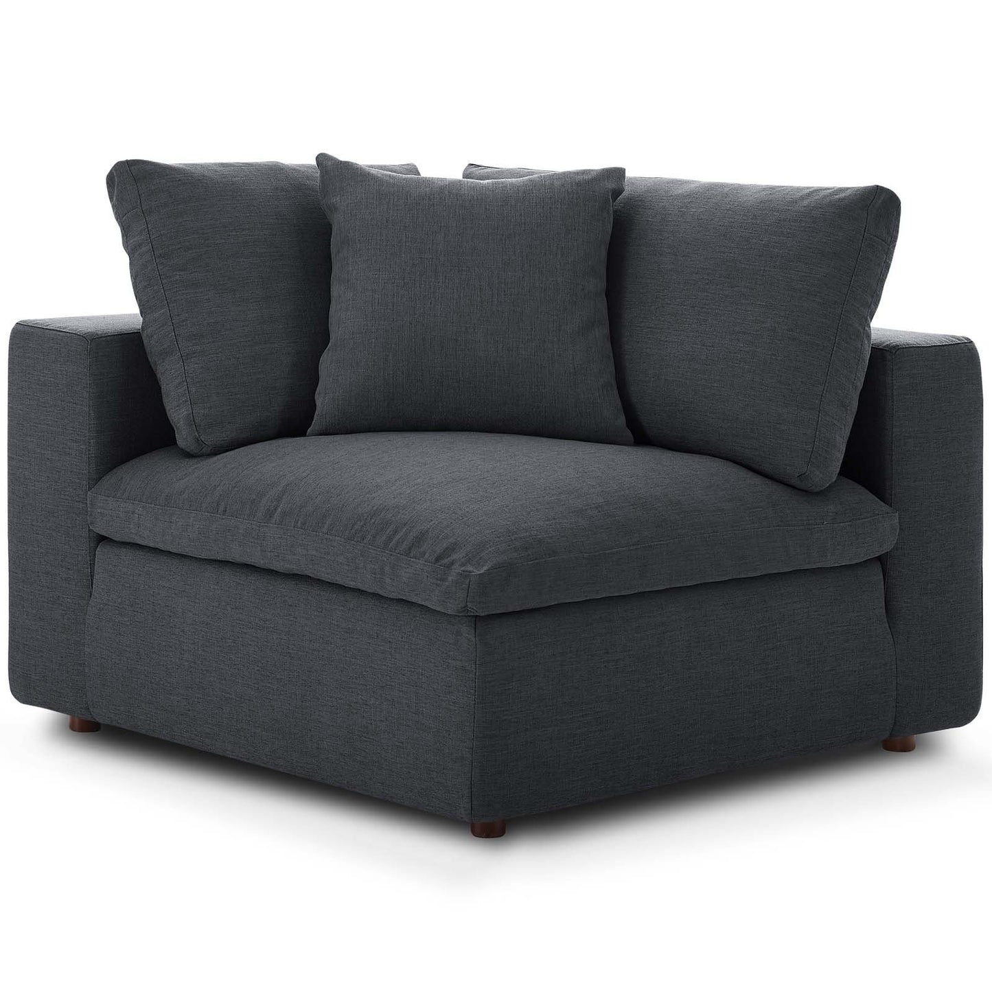Modway Commix Down Filled Overstuffed 6 Piece Sectional Sofa Set