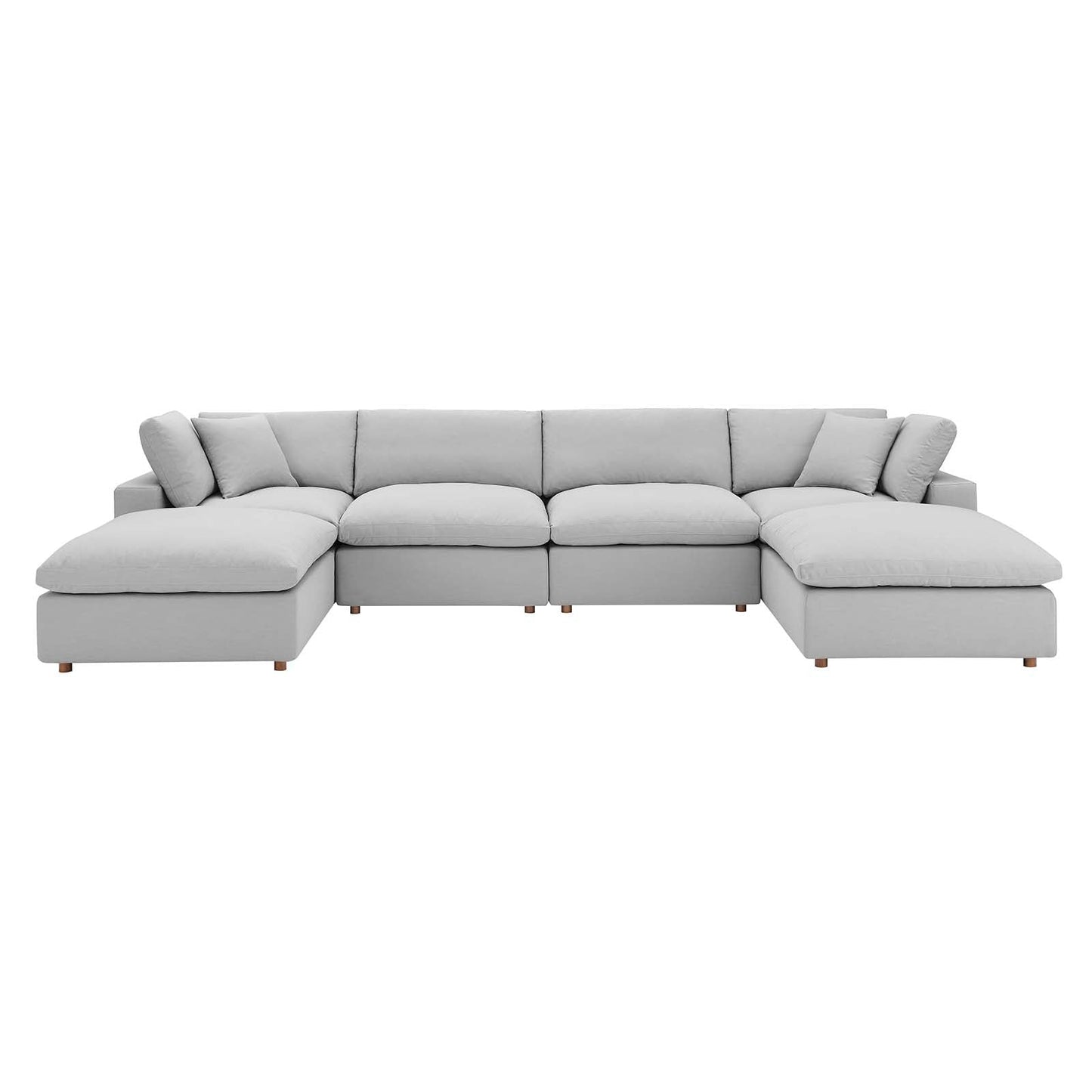 Commix Down Filled Overstuffed 6 Piece Sectional Sofa Set by Modway | Sofas | 
