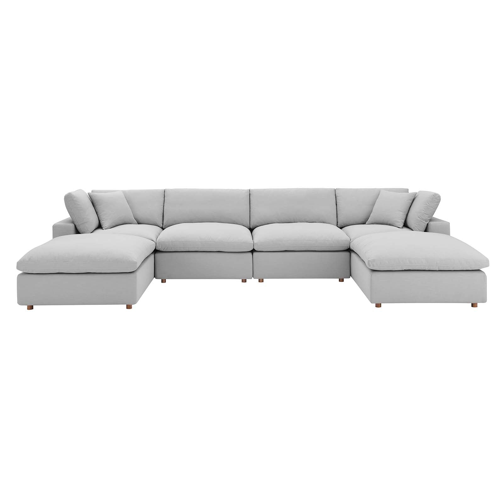 Commix Down Filled Overstuffed 6 Piece Sectional Sofa Set by Modway | Sofas | 