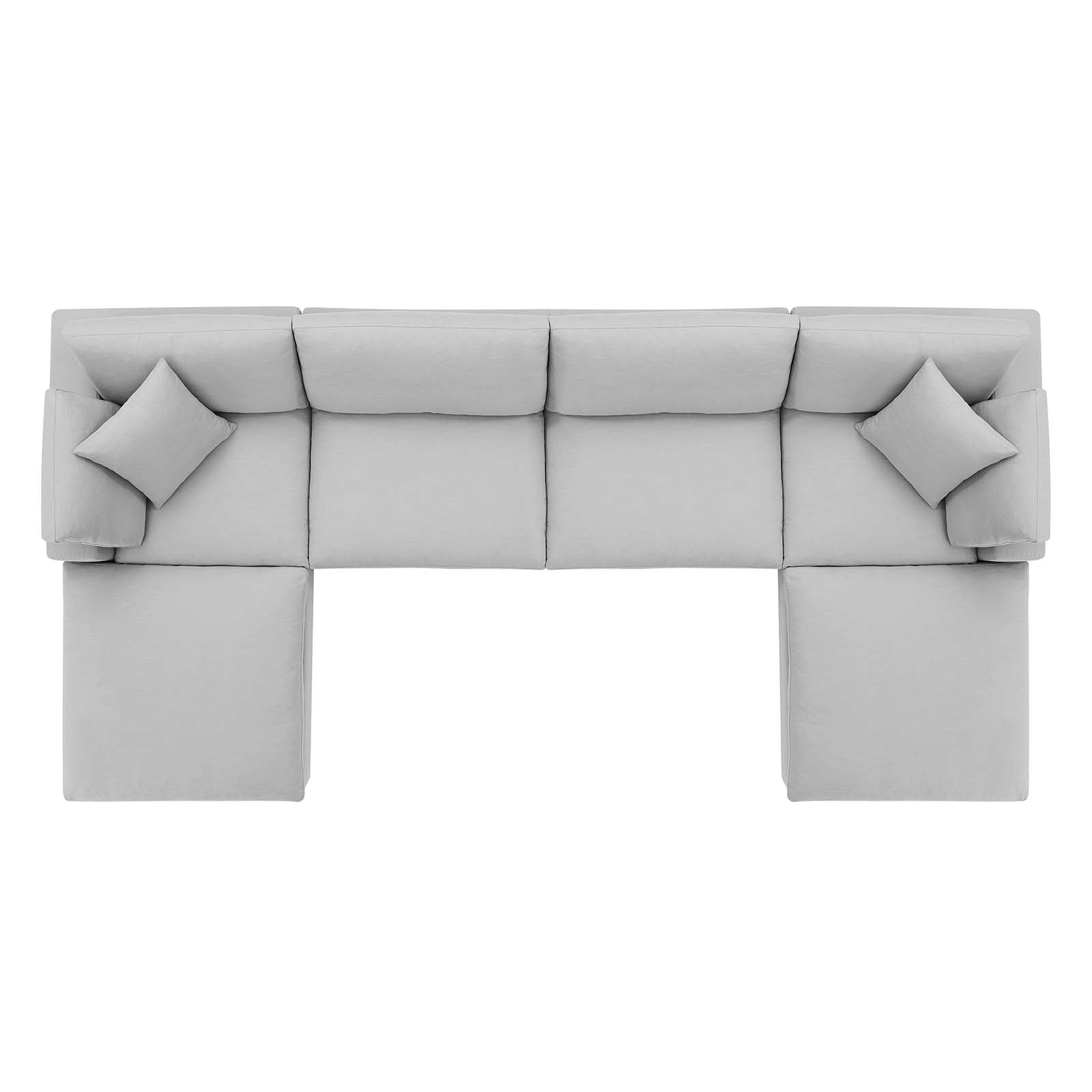 Commix Down Filled Overstuffed 6 Piece Sectional Sofa Set by Modway | Sofas | 
