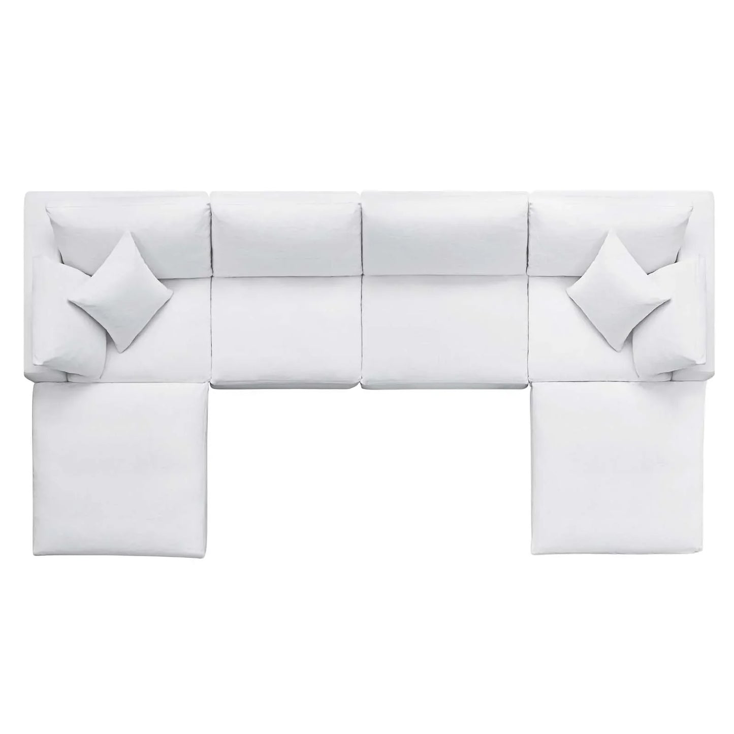 Commix Down Filled Overstuffed 6 Piece Sectional Sofa Set by Modway | Sofas | 