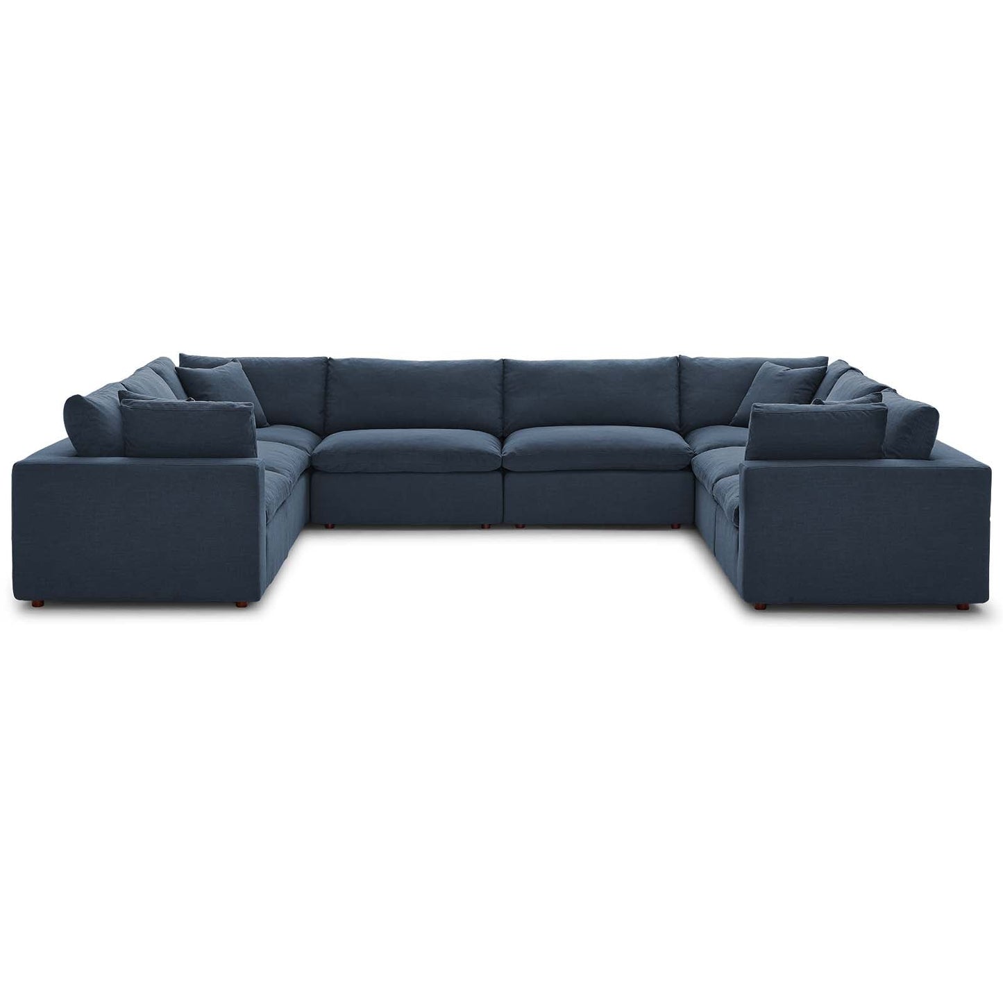 Modway Commix Down Filled Overstuffed 8 Piece Sectional Sofa Set | Sofas | 