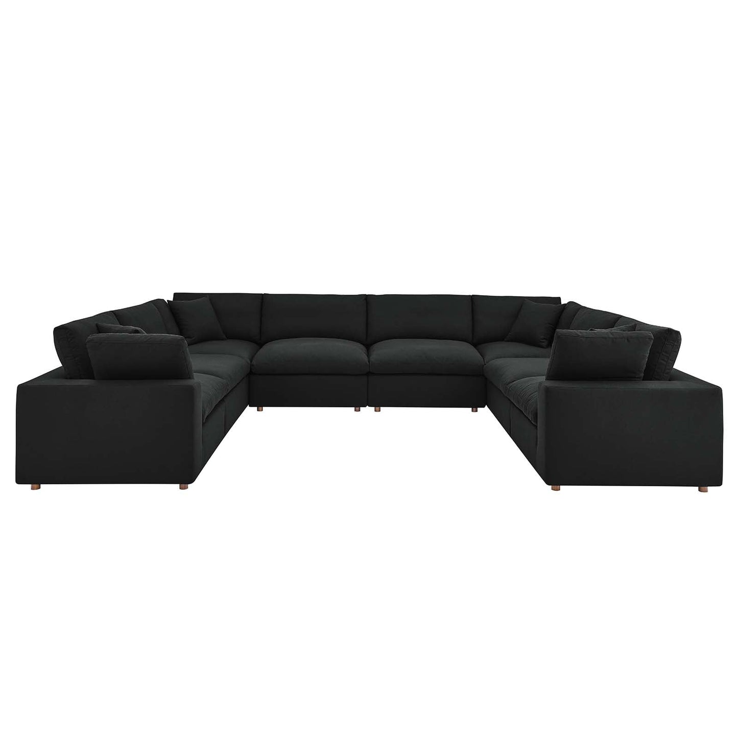 Modway Commix Down Filled Overstuffed 8 Piece Sectional Sofa Set | Sofas | 