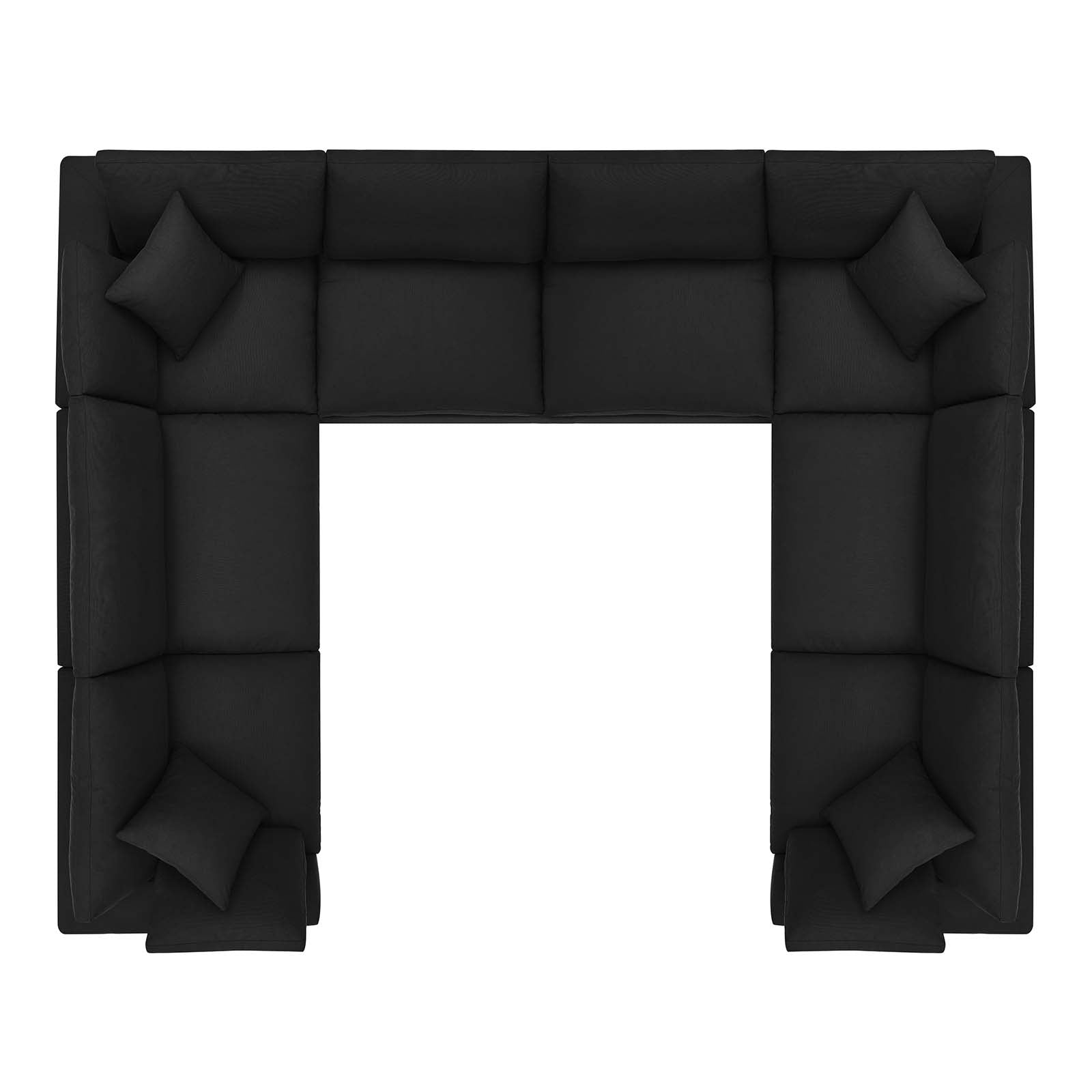 Modway Commix Down Filled Overstuffed 8 Piece Sectional Sofa Set | Sofas | 