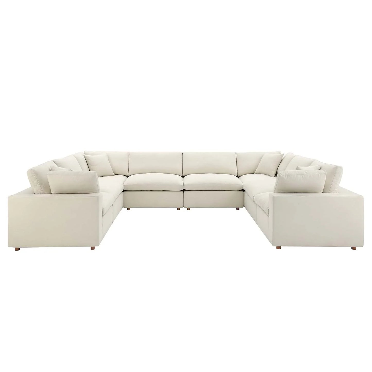 Modway Commix Down Filled Overstuffed 8 Piece Sectional Sofa Set | Sofas | 