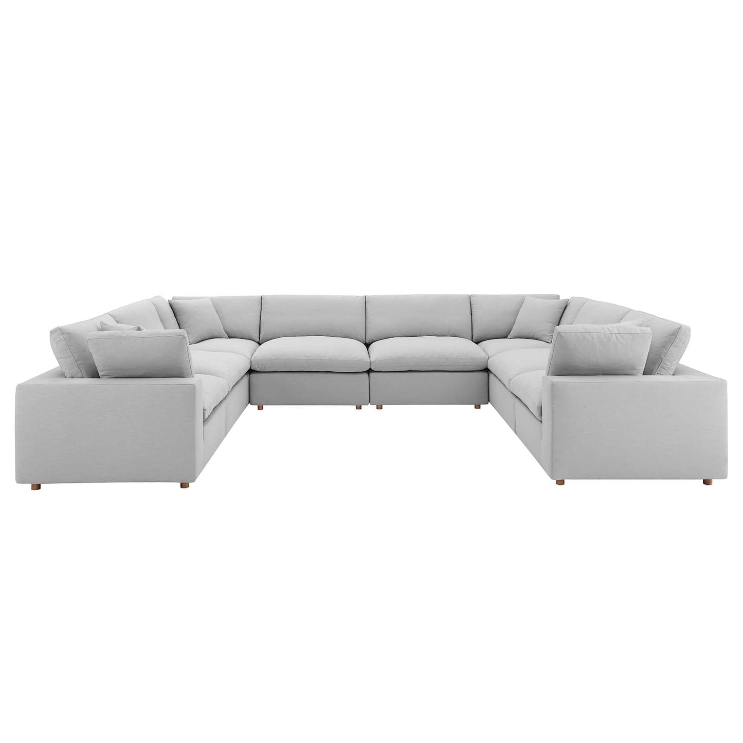 Modway Commix Down Filled Overstuffed 8 Piece Sectional Sofa Set | Sofas | 