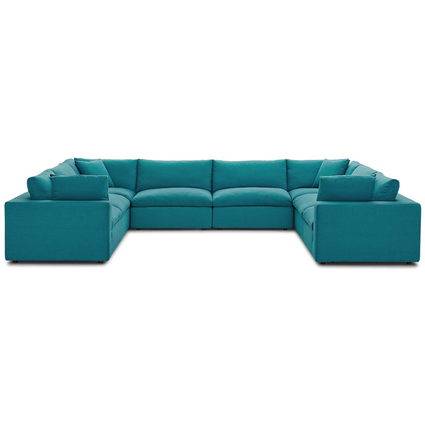 Modway Commix Down Filled Overstuffed 8 Piece Sectional Sofa Set | Sofas | 