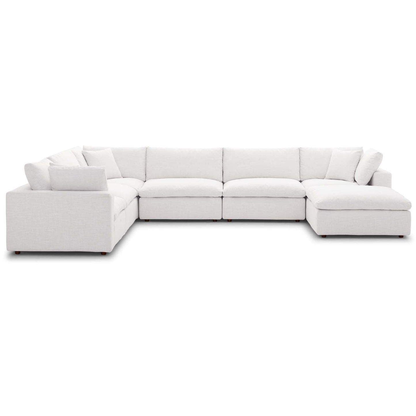 Modway Commix Down Filled Overstuffed 7 Piece Sectional Sofa Set | Sofas | 