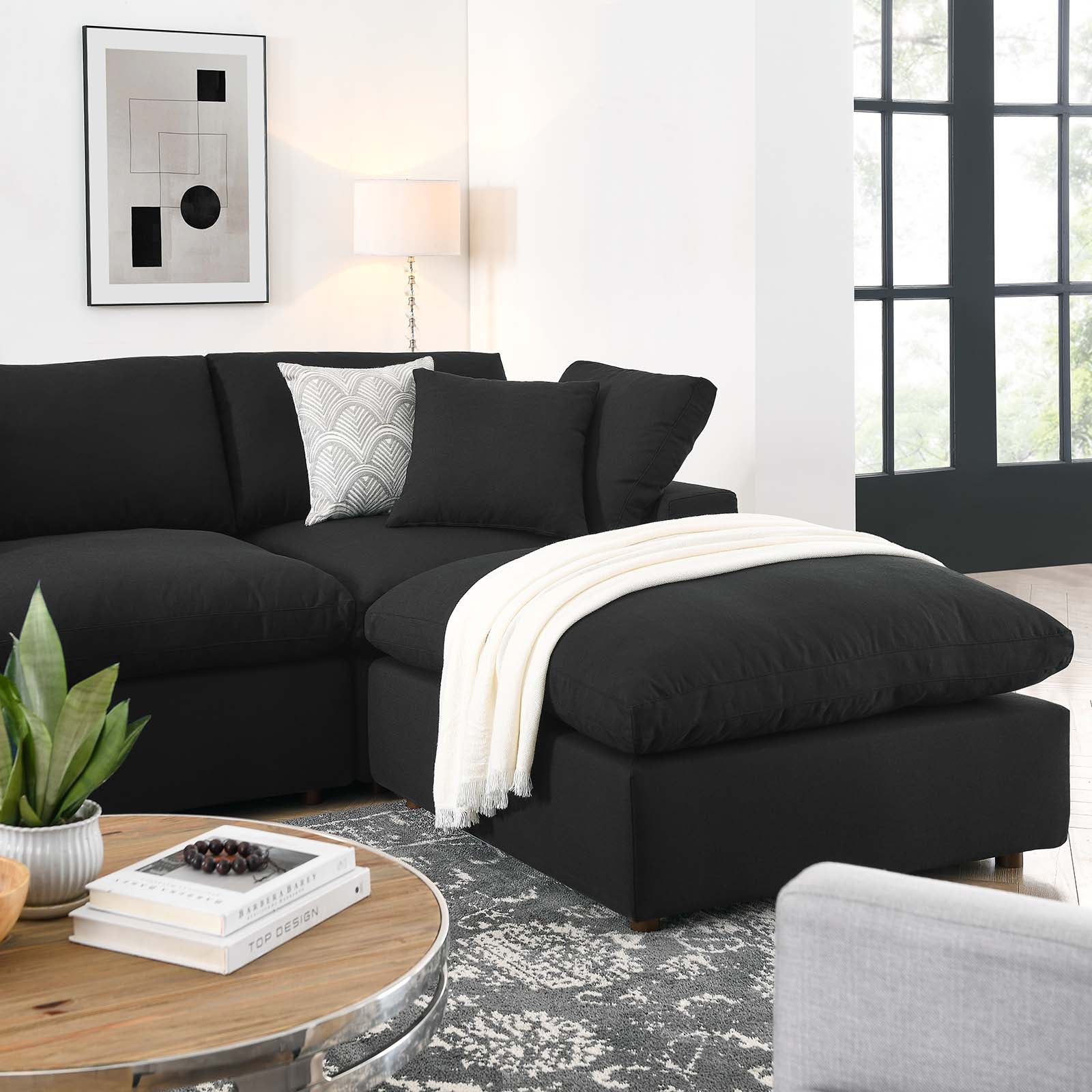 Modway Commix Down Filled Overstuffed 7 Piece Sectional Sofa Set | Sofas | 