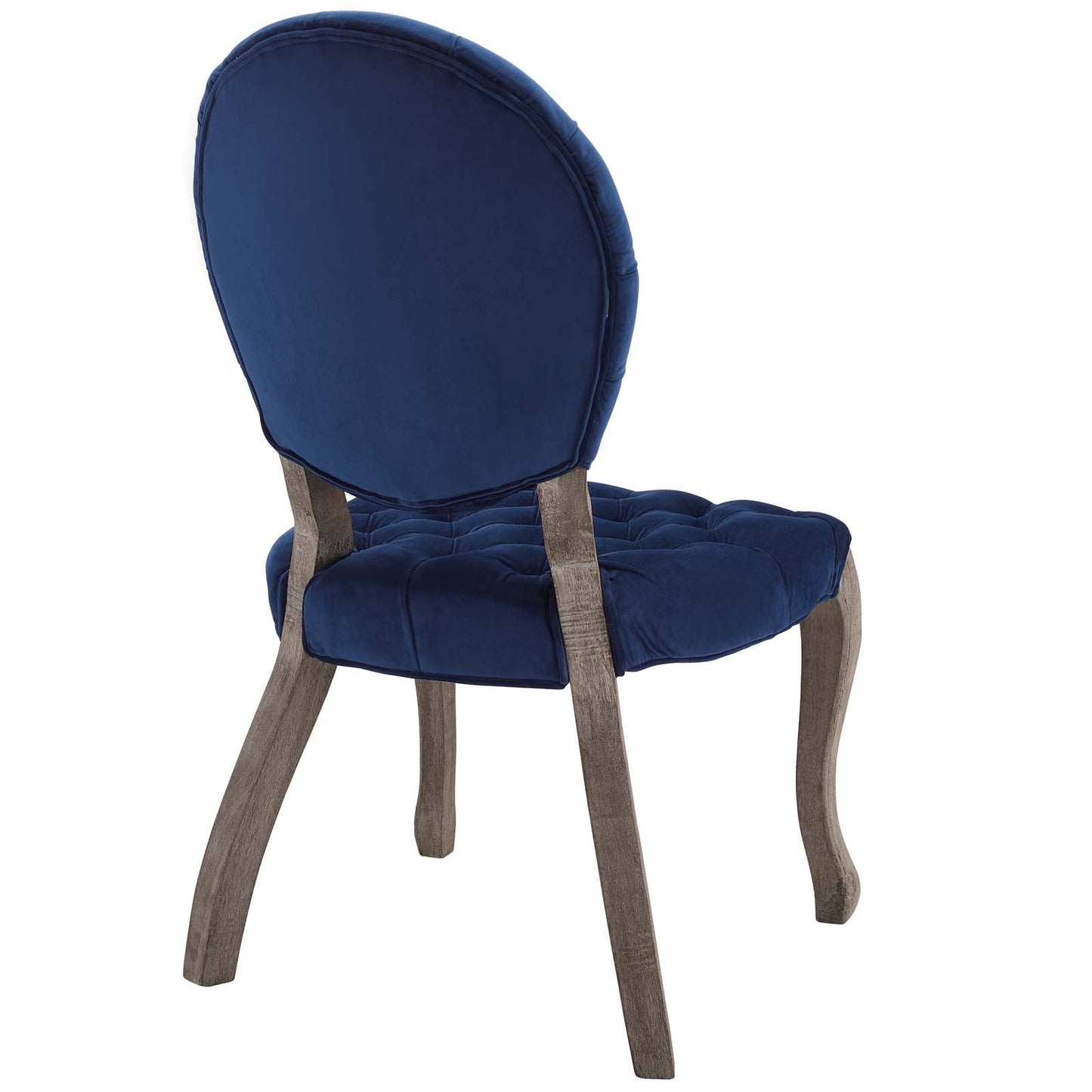 Modway Exhibit French Vintage Dining Performance Velvet Side Chair | Dining Chairs | 