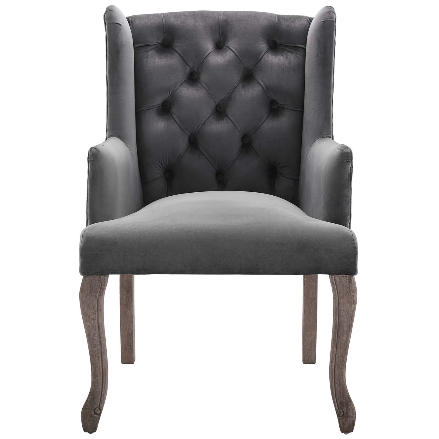 Modway Realm French Vintage Dining Performance Velvet Armchair | Armchairs | Modishstore-4
