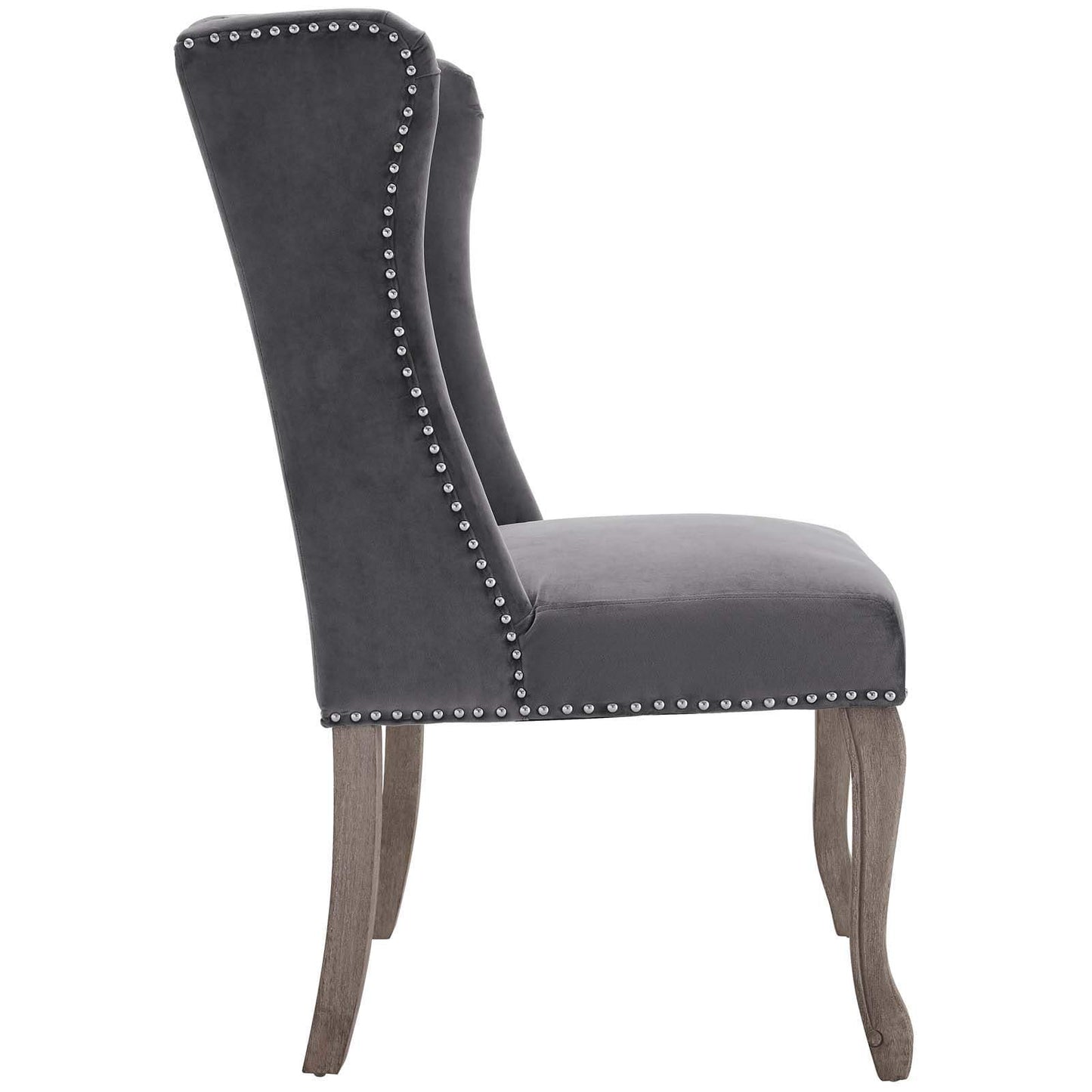 Modway Apprise French Vintage Dining Performance Velvet Side Chair